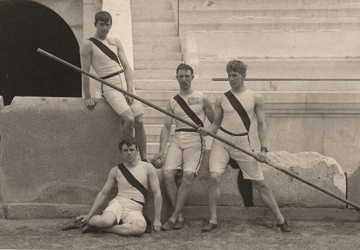 Amerikanske idrettsutøvere ved sommer-OL, Athen, Hellas. 1896 (bilde) av . .