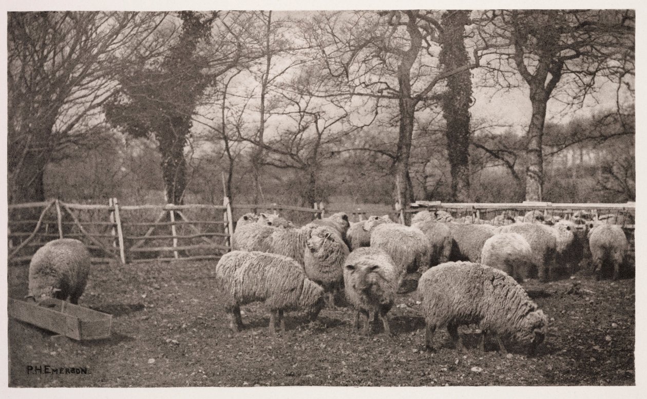 'En høstpastoral' av Frederick (attr. to) Barnard