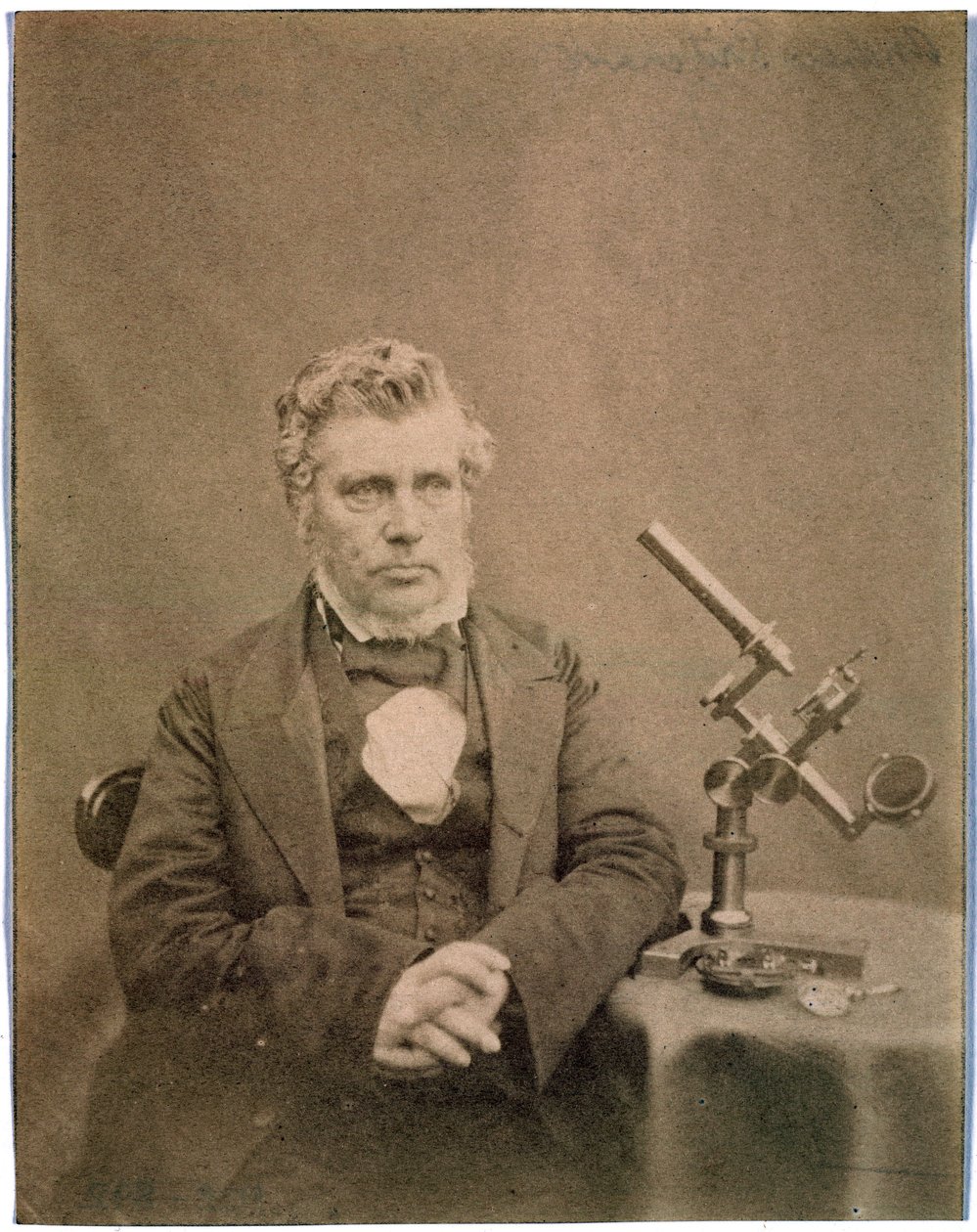 Andrew Pritchard, engelsk optiker, ca 1850-tallet av Frederick (attr. to) Barnard