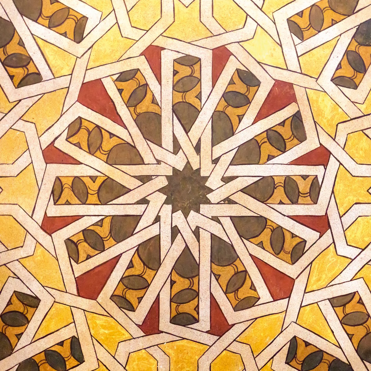 Geometrisk design i arabisk stil. La Rabida kloster., 2020 (bilde) av . .