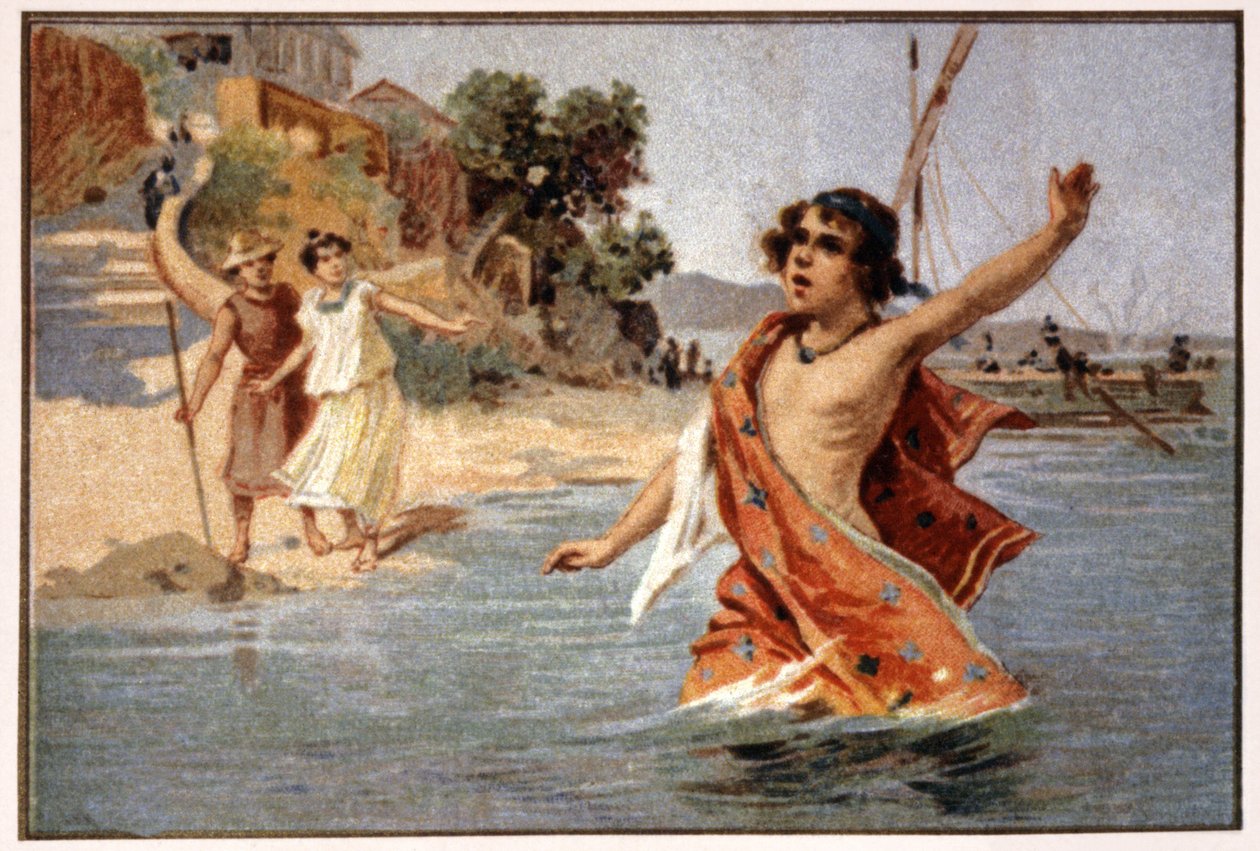 Archimede. 1910 (illustrasjon) av . .