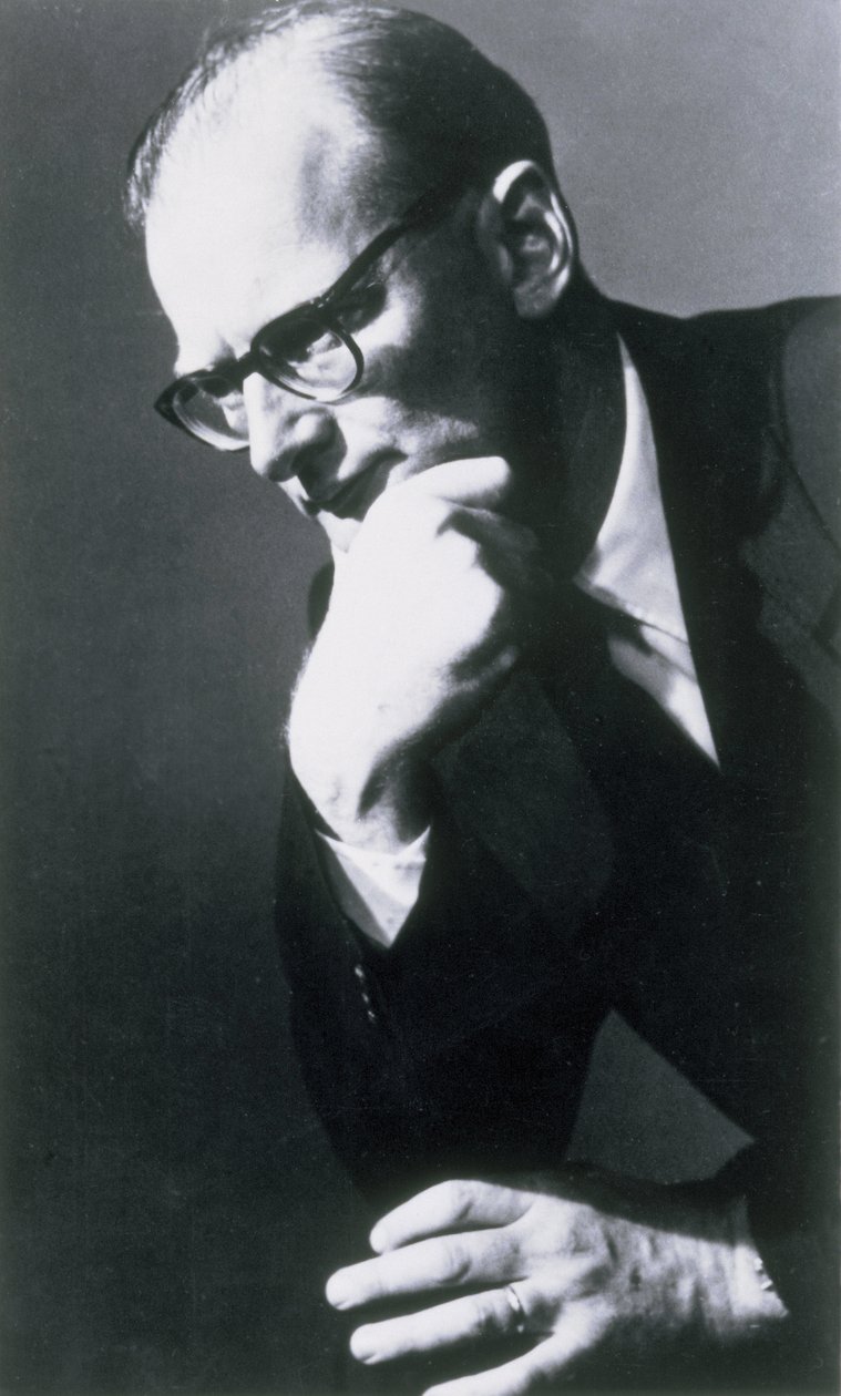 Arthur C Clarke , britisk science fiction-forfatter og oppfinner av Frederick (attr. to) Barnard