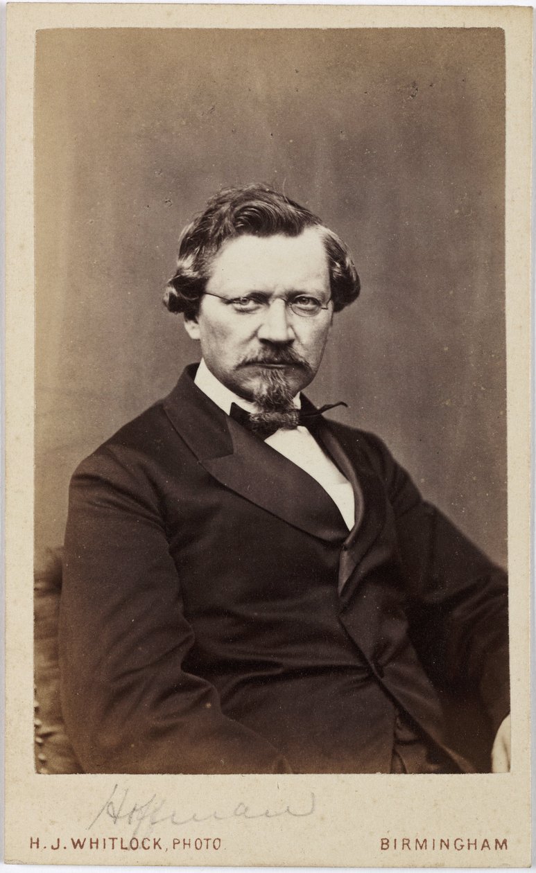 August Wilhelm von Hofmann , tysk organisk kjemiker, midten av slutten av 1800-tallet av Frederick (attr. to) Barnard