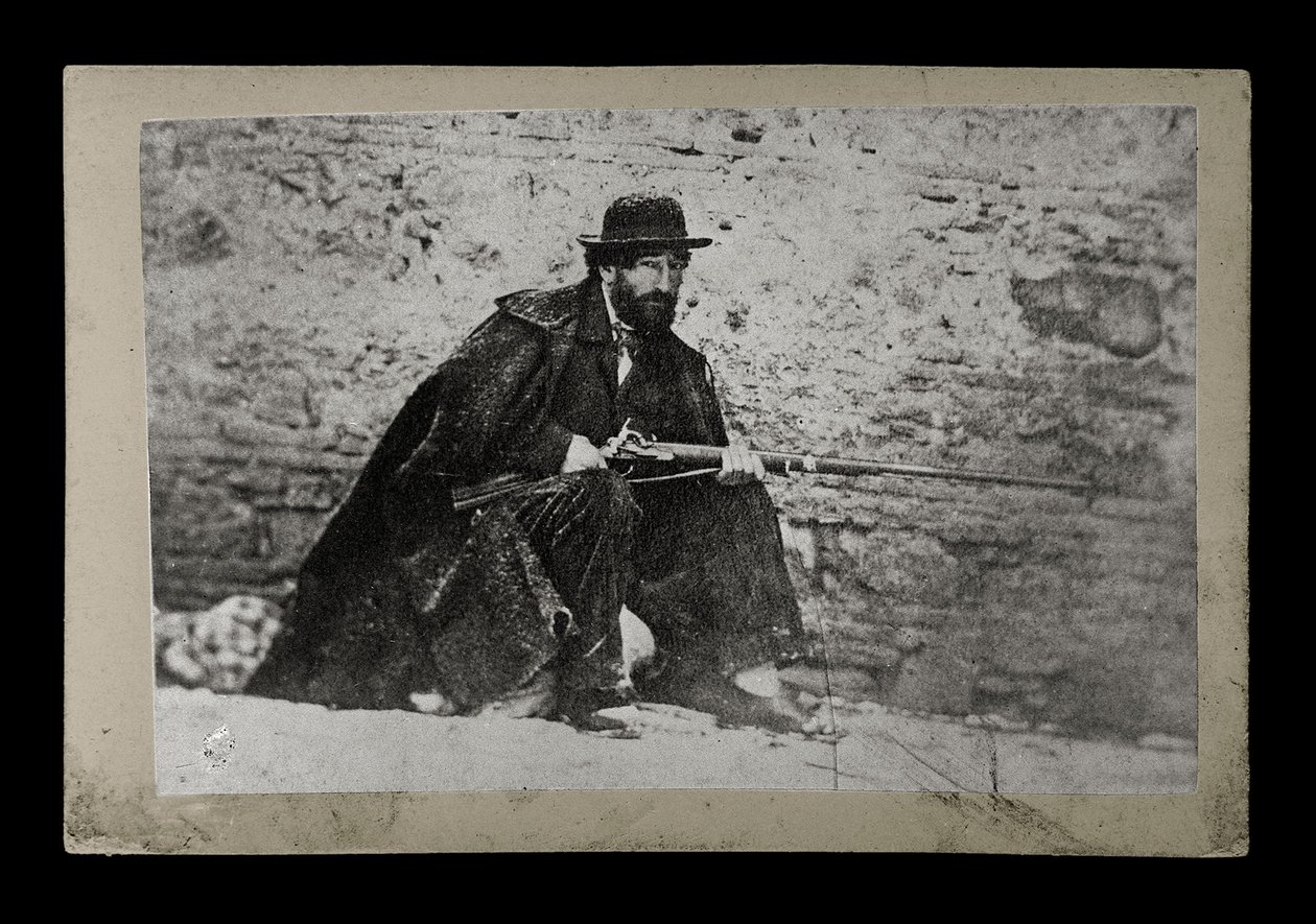 BRIGAND Portrett av Francesco Fasanella kjent som Tinna 1860 av . .