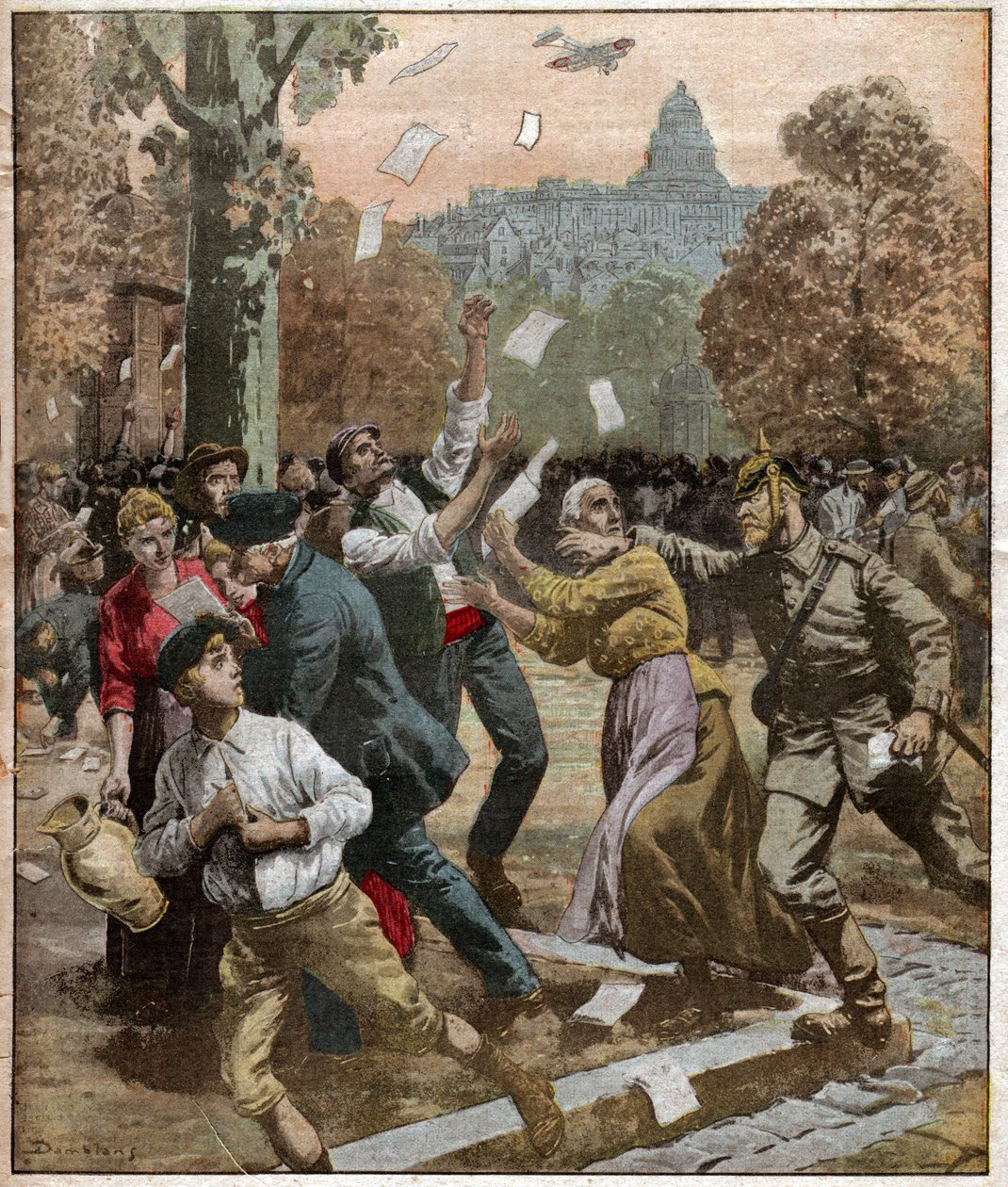 Brussel under første verdenskrig. Brussel under første verdenskrig. av Ferdinand Georg Waldmuller
