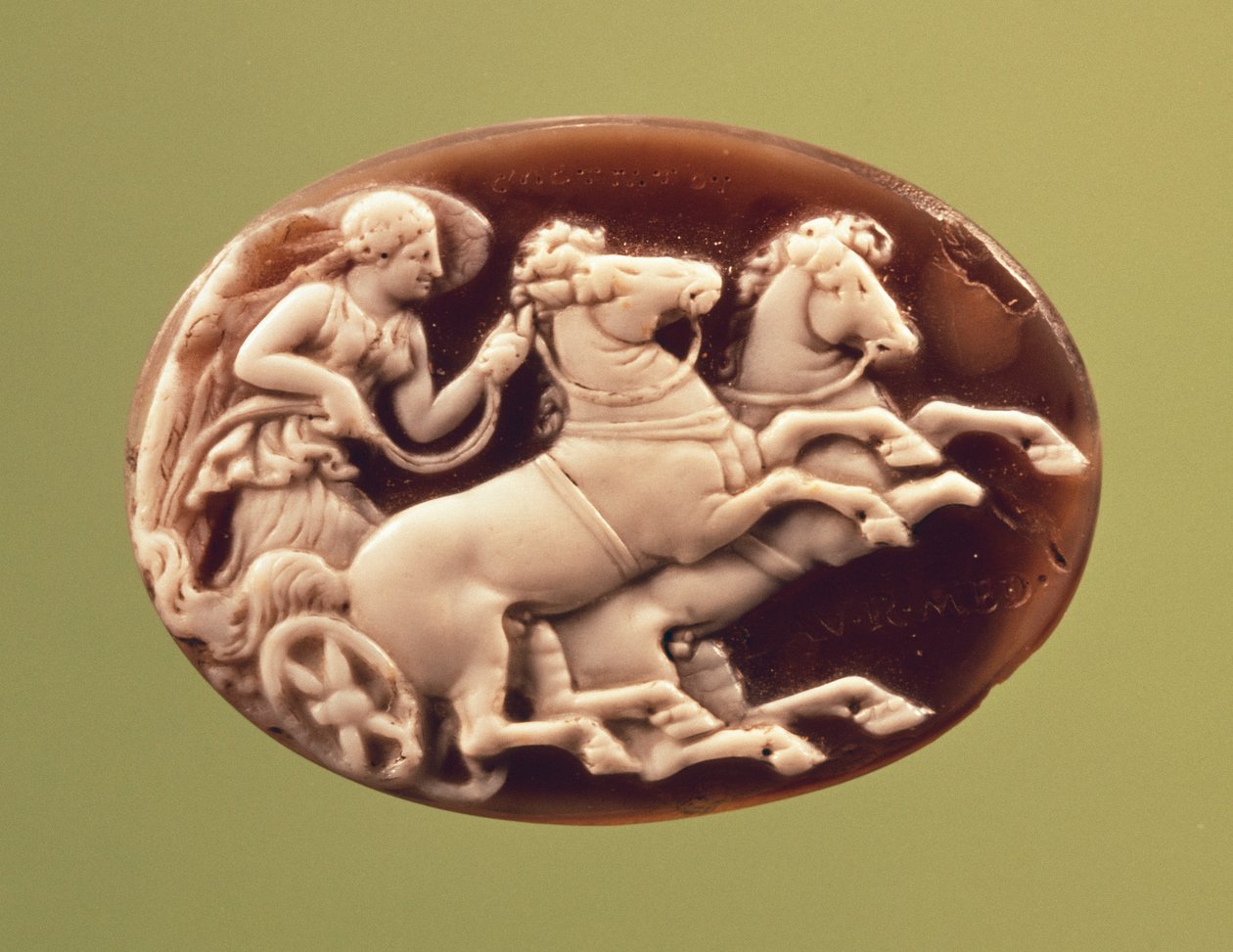 Cameo av Nike i en vogn av Hippolyte Lalaise Devéria
