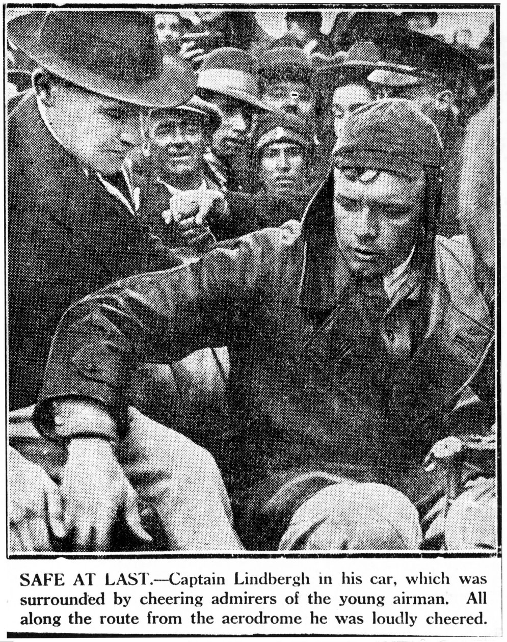 Charles Augustus Lindbergh , amerikansk pilot, ca 1920-tallet av Ferdinand Georg Waldmuller