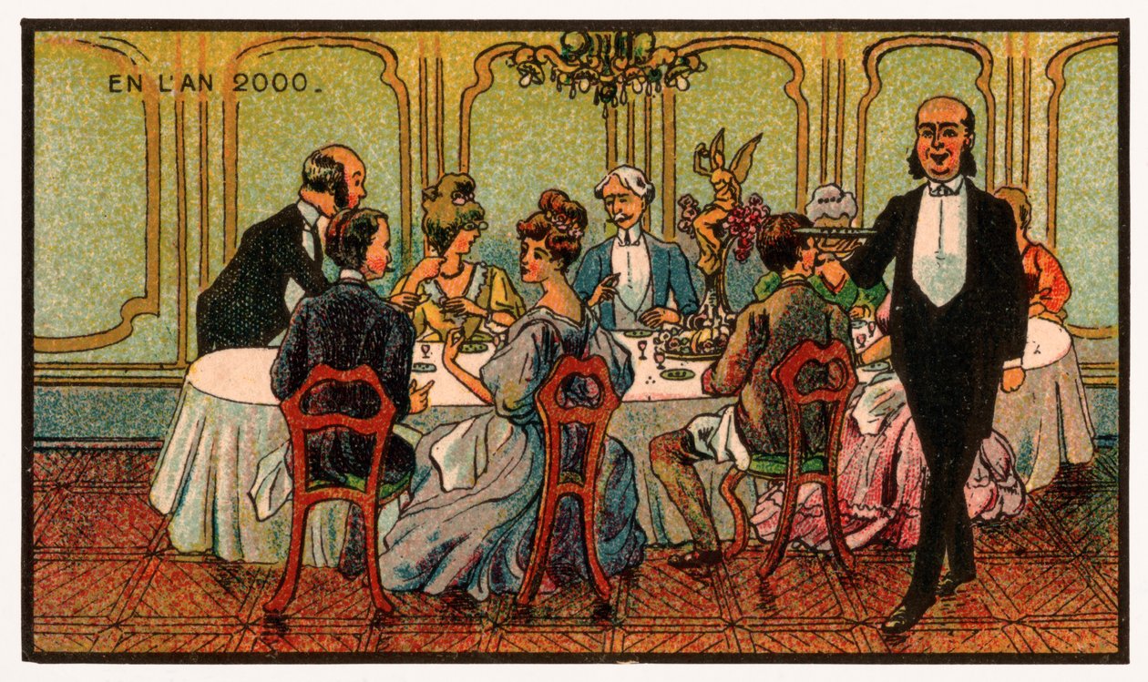 Kjemisk middag, ca. 1910 av . .
