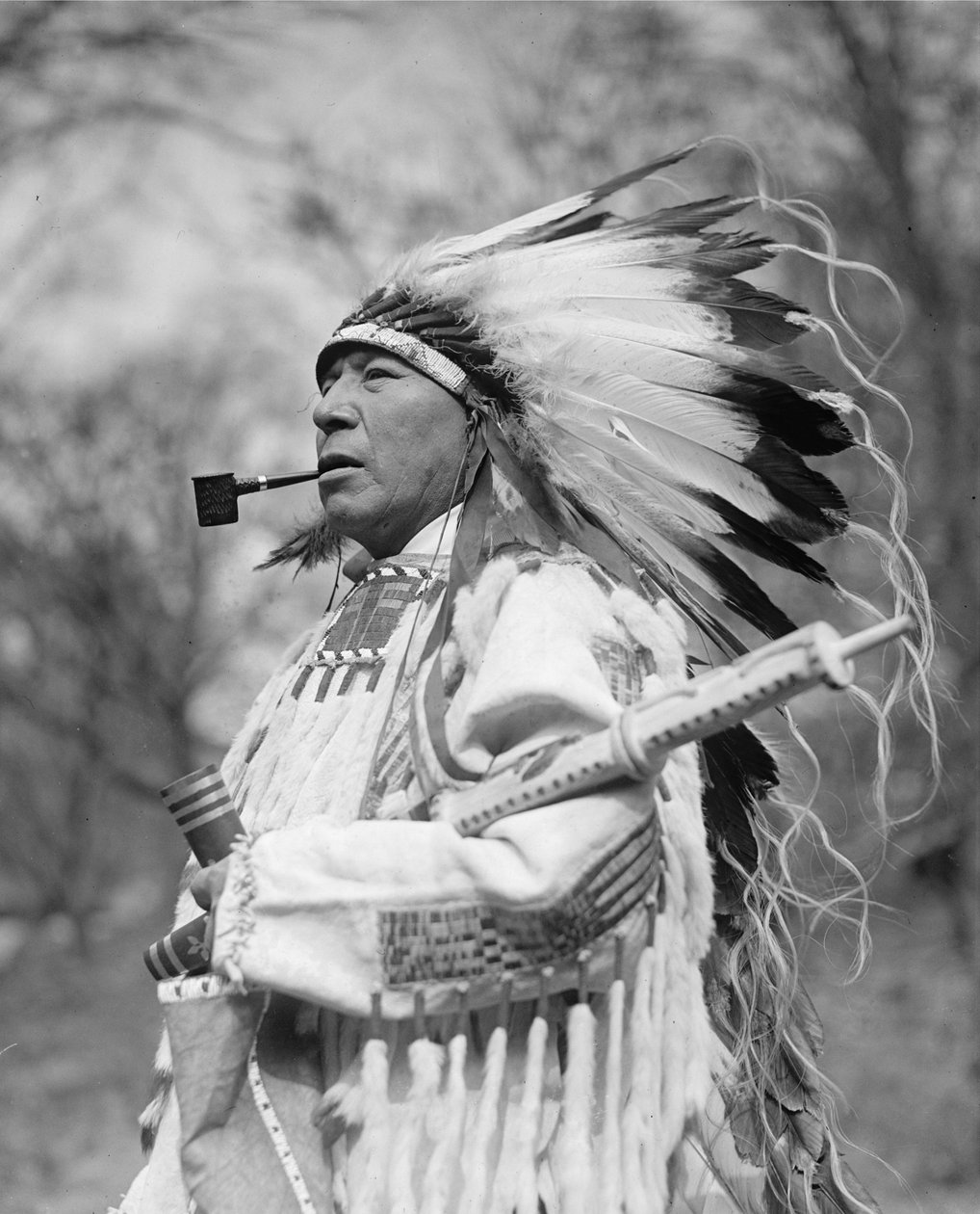 Chief Whirlwind Soldier fra Rosebud Reservation av . .