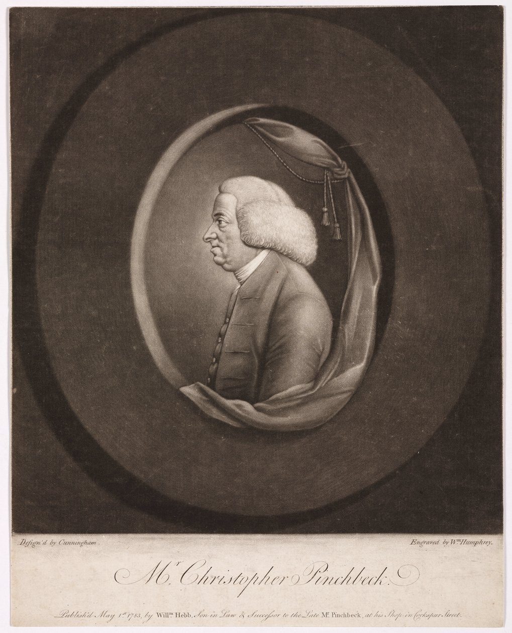 Christopher Pinchbeck, engelsk urmaker og leketøysmaker, ca 1730 av Frederick (attr. to) Barnard
