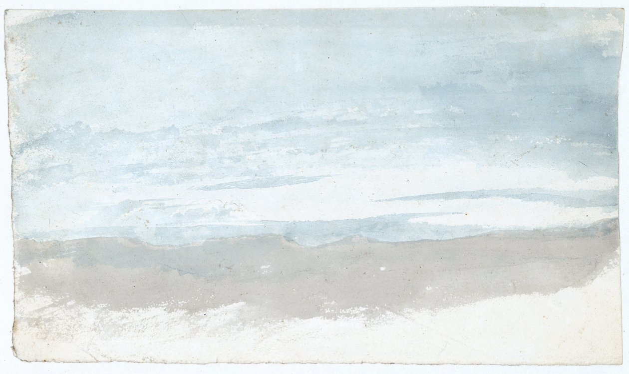 Skystudie av Luke Howard, c 1808-1811 av Frederick (attr. to) Barnard