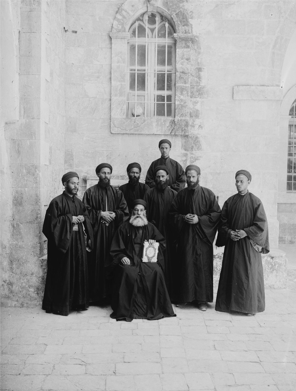 Koptiske munker, Jerusalem av . .