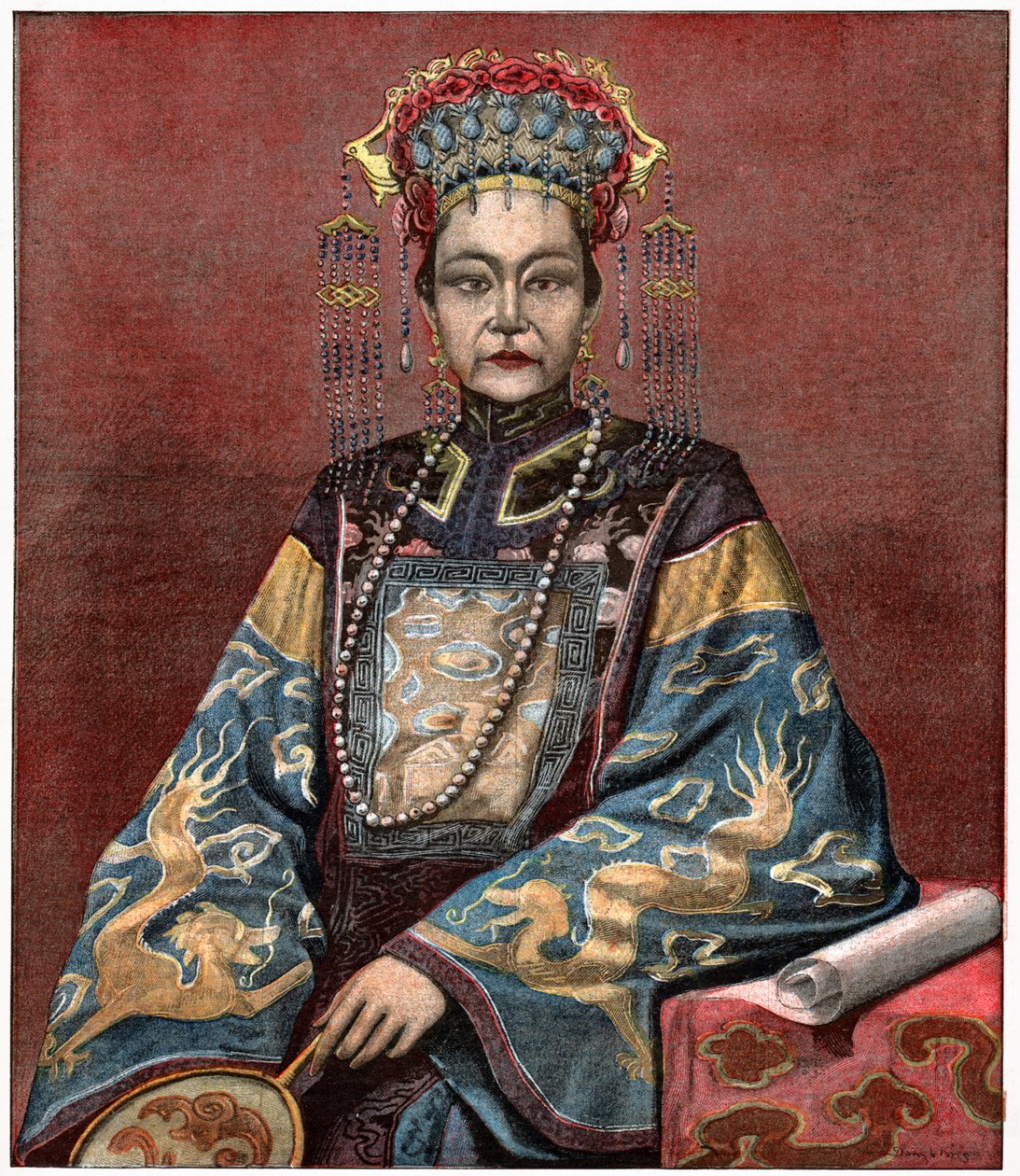 Enkekeiserinne Cixi av . .