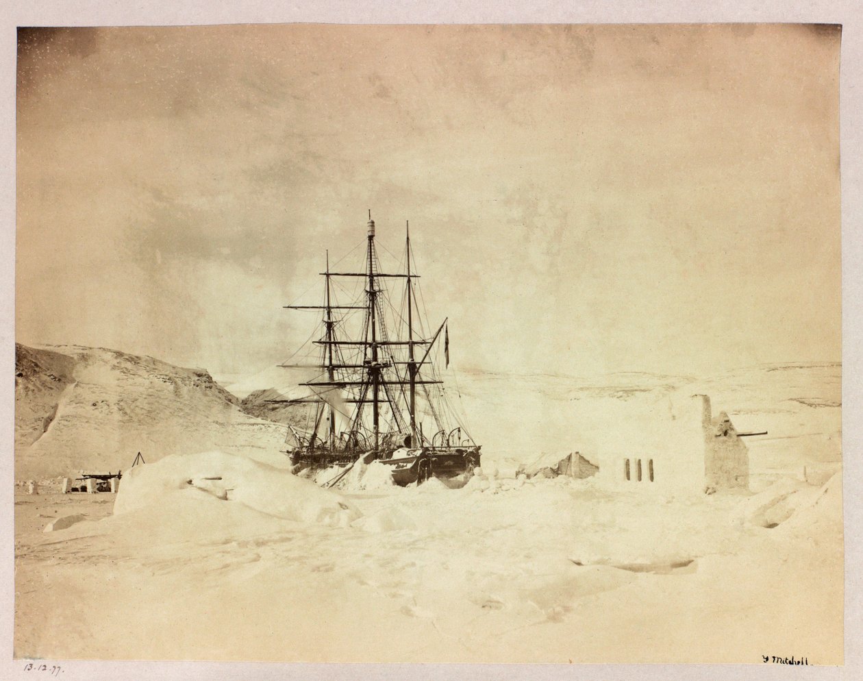 Arktisk ekspedisjon (1875–1876) av kaptein George Nares (1831–1915): H av Frederick (attr. to) Barnard