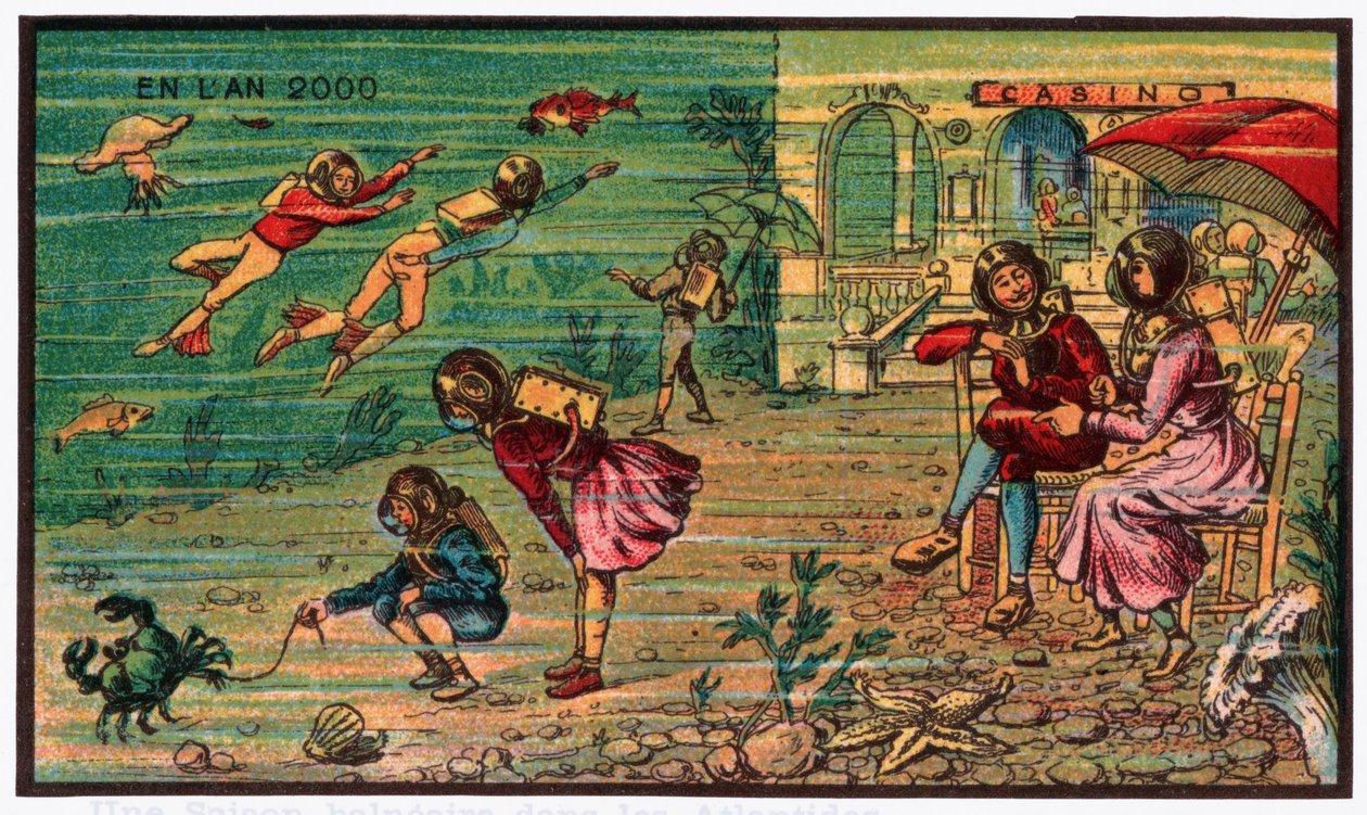 Familieferie under havet, ca. 1910 av . .