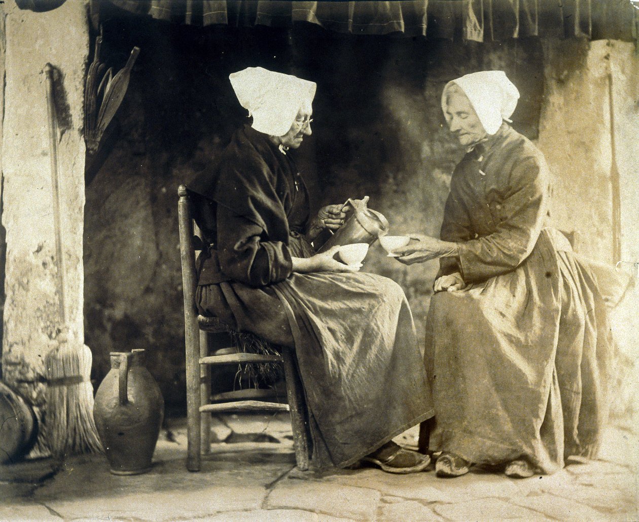 Kvinner som drikker te, rundt 1900 av Frederick (attr. to) Barnard