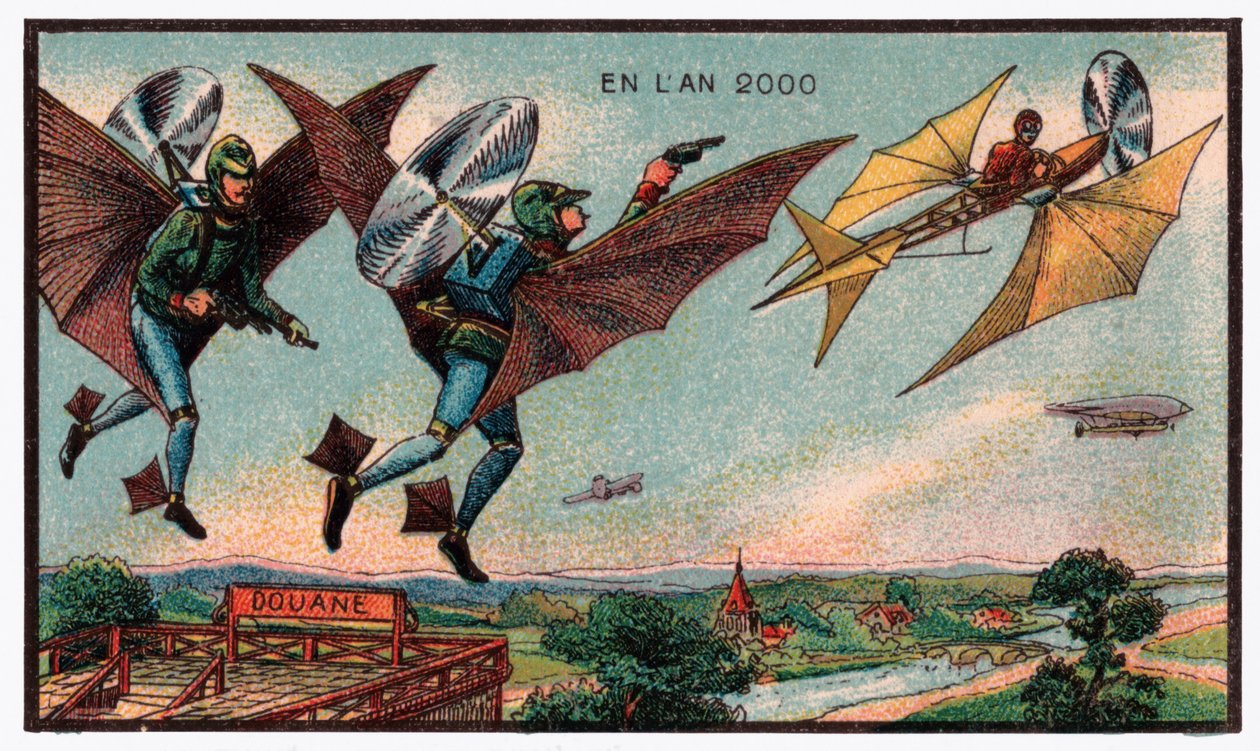 Flyvende tollere, ca. 1910 av . .