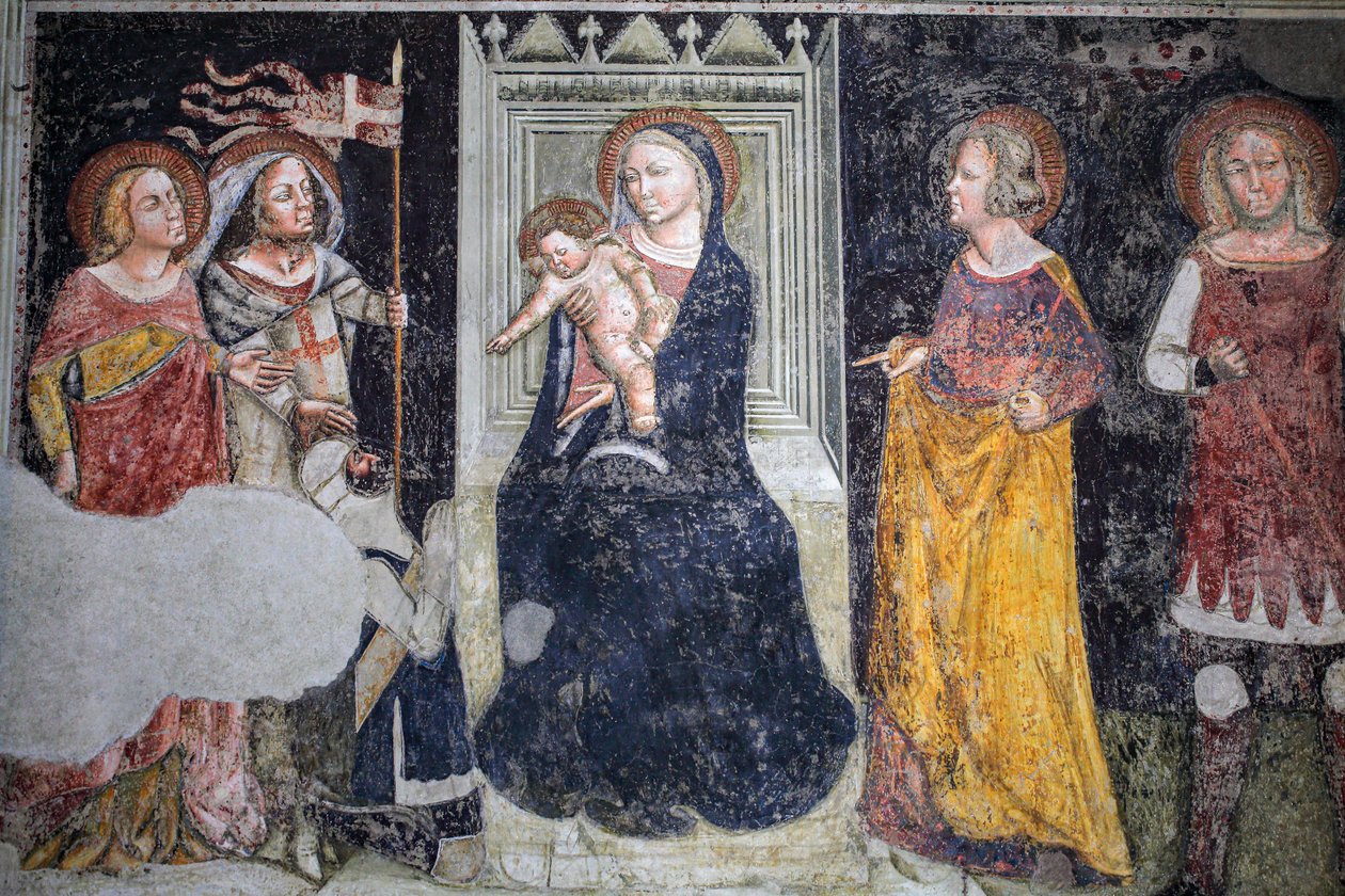 Freske av kapellet Giusti i kirken Sant