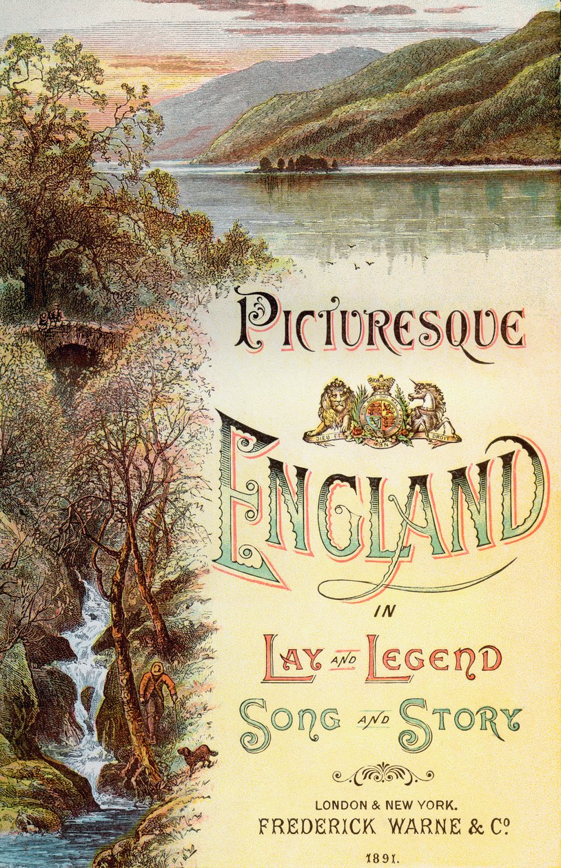 Frontispice til boken Picturesque England, Its Landmarks and Historic Haunts, utgitt 1891 av . .