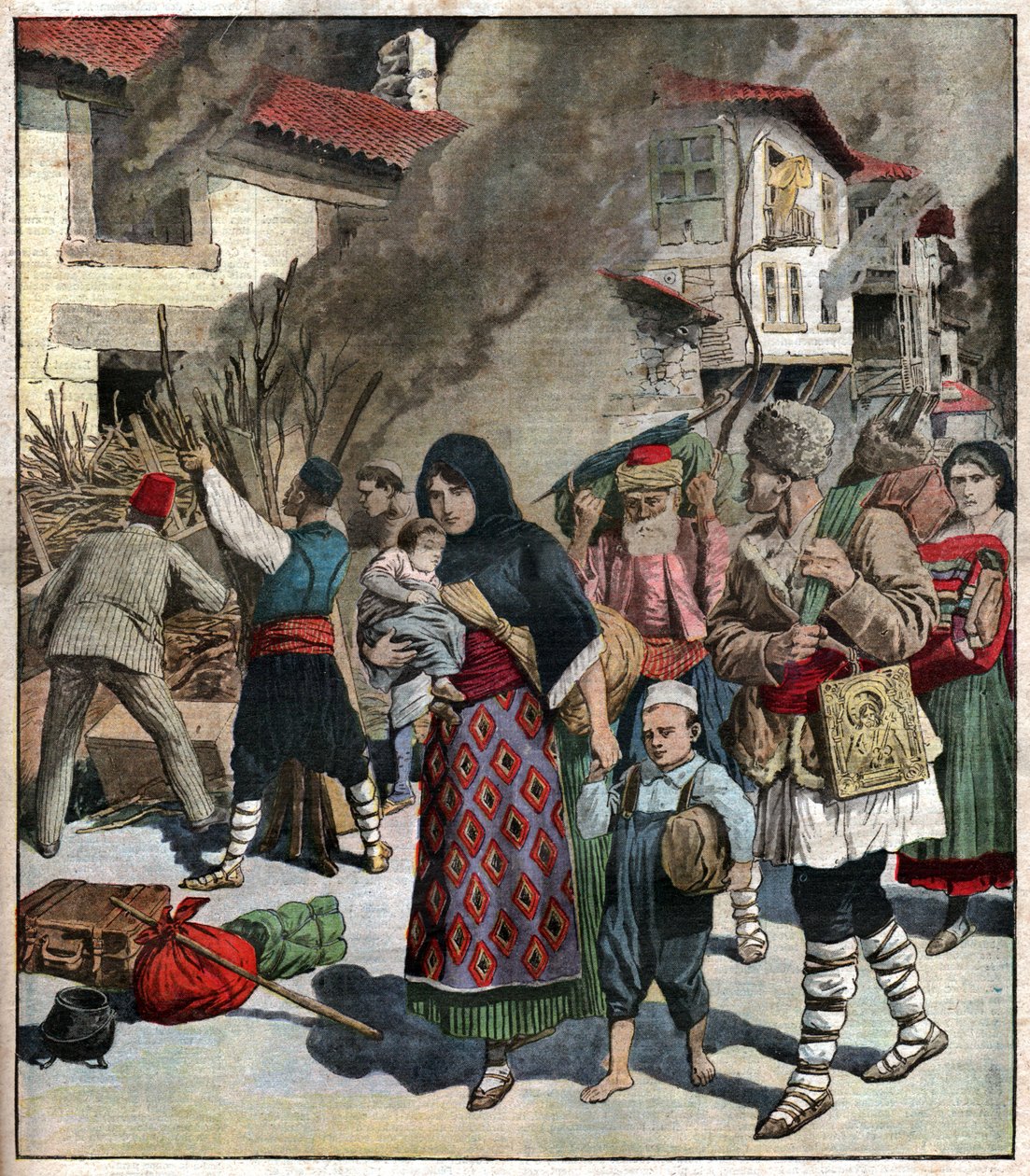 Balkankrigen. Første Balkankrig. av Ferdinand Georg Waldmuller