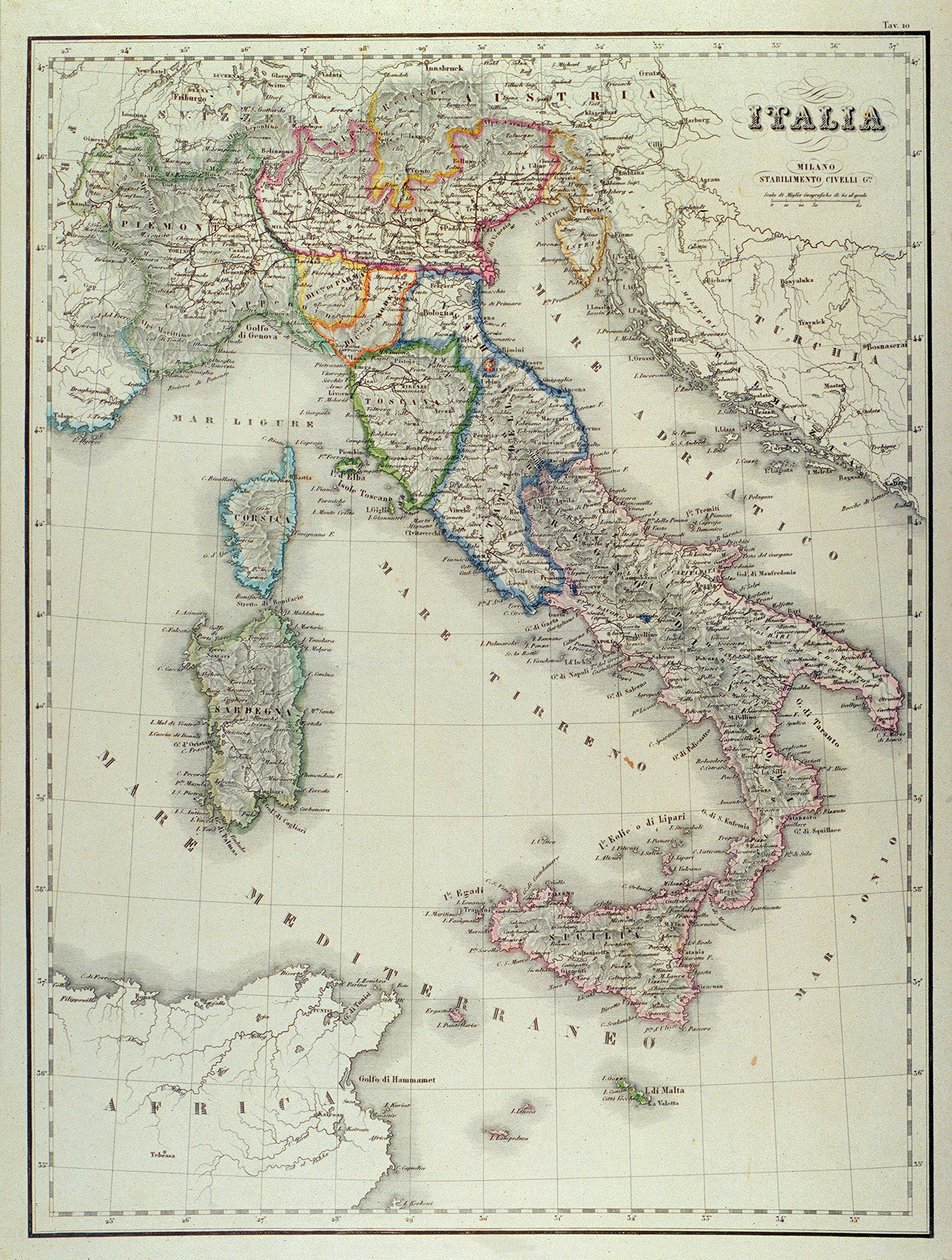 ITALIA 1858 av . .
