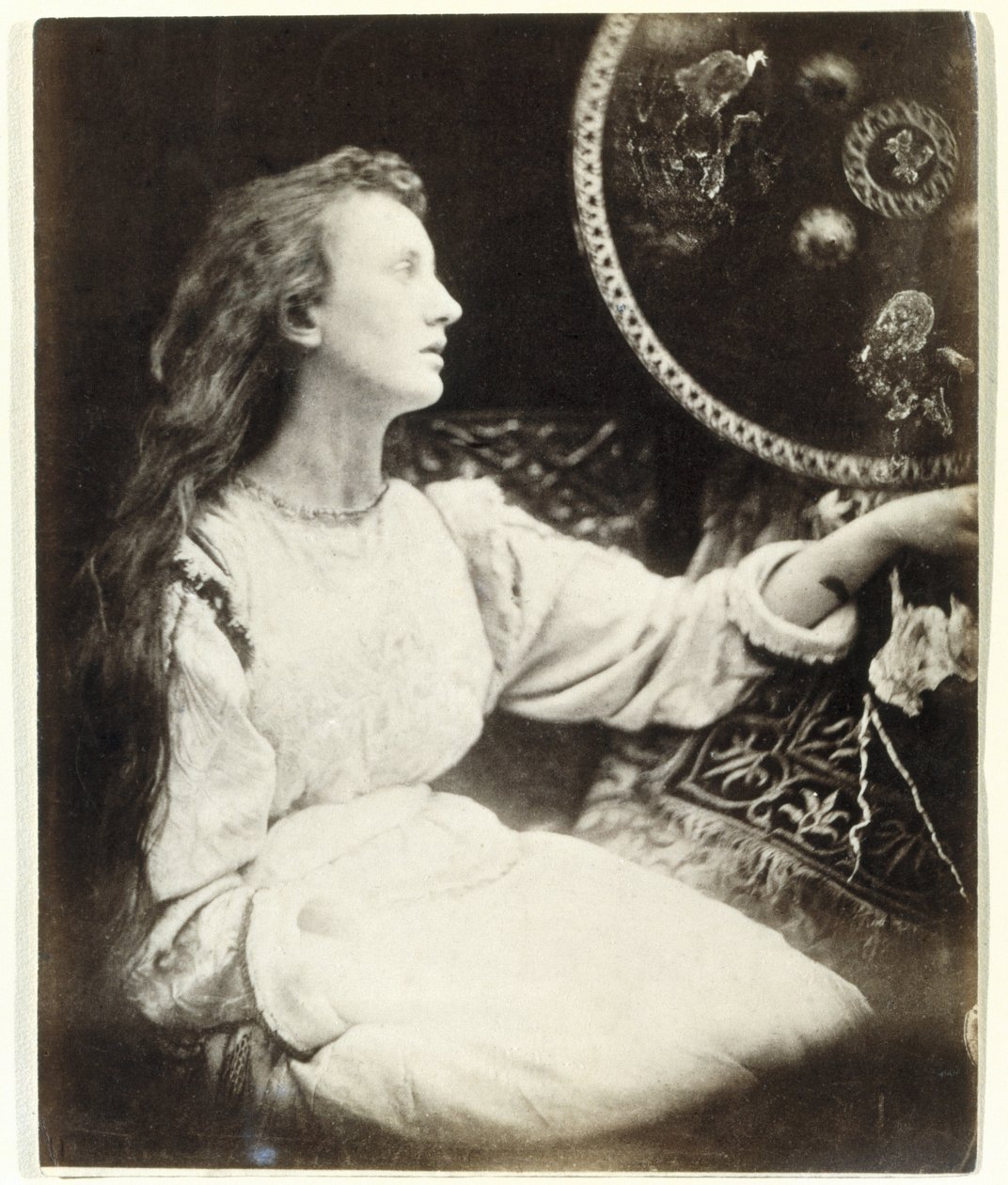 Idylls of the King, Elaine miniatyr av John Pardon