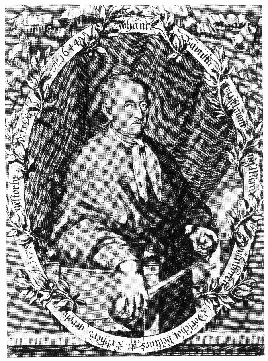 Joannes Baptiste van Helmont , belgisk kjemiker og lege, ca 1630-tallet av Ferdinand Georg Waldmuller