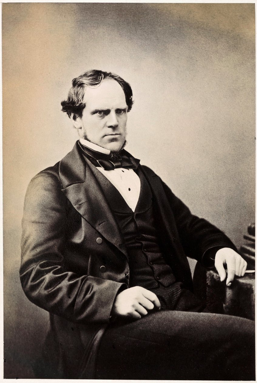 John Ramsbottom, engelsk jernbaneingeniør, ca 1850 av Frederick (attr. to) Barnard