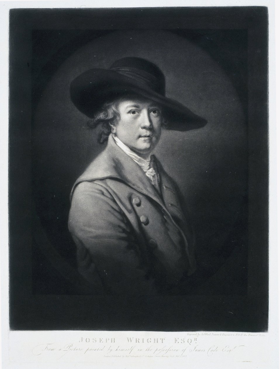 Joseph Wright, engelsk maler, sent på 1700-tallet av Frederick (attr. to) Barnard