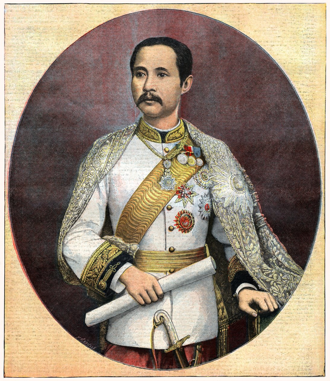 Kong Rama V av . .
