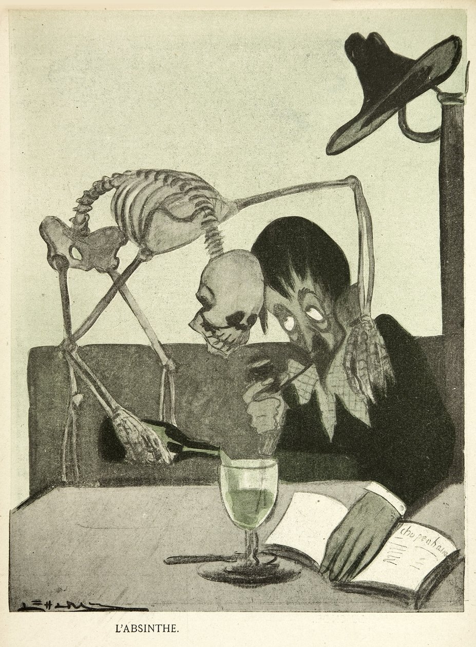 L'Absinthe av Frederick (attr. to) Barnard