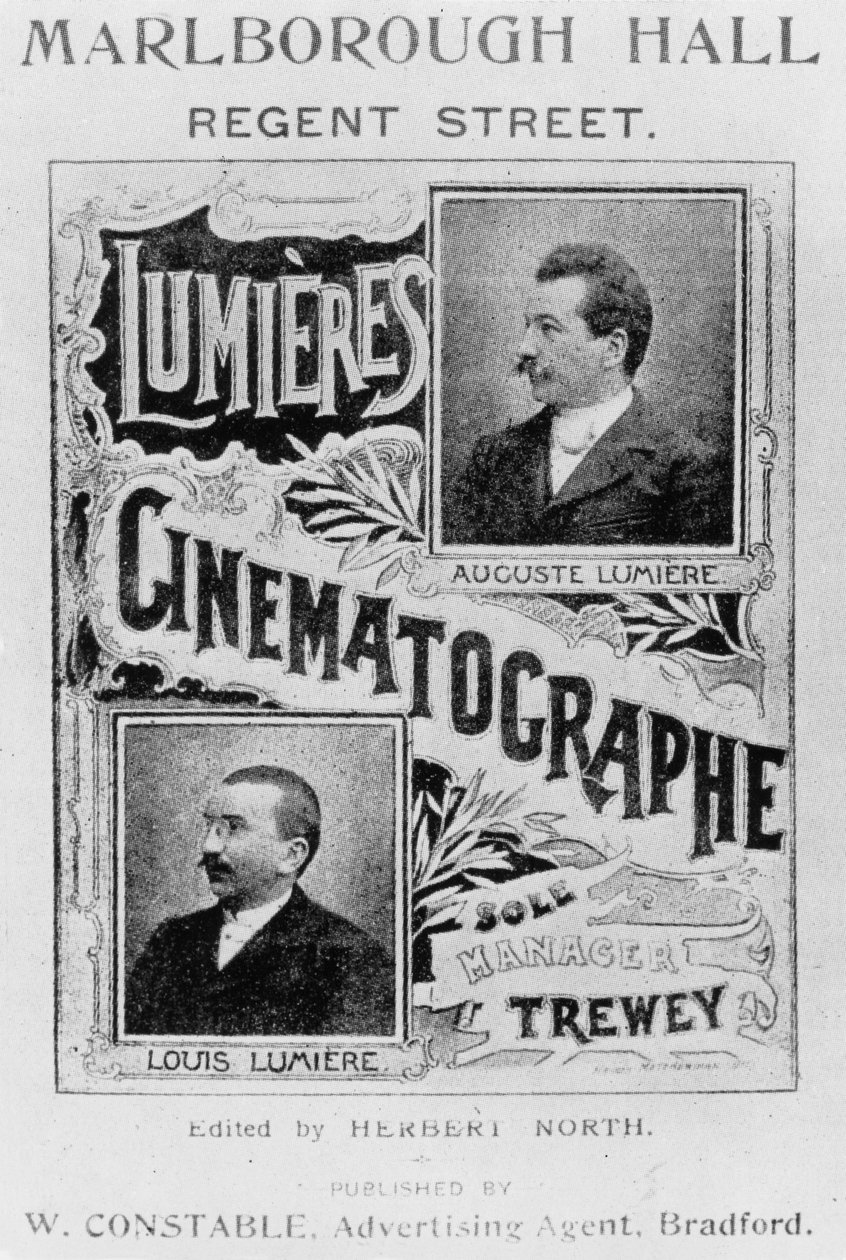 Lumiere brothers-annonse, ca 1896 av John Pardon