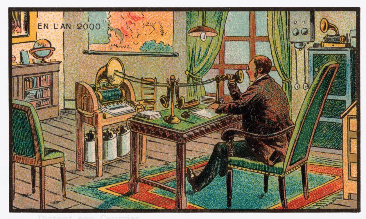 Postopptak på grammofon, ca. 1910 av . .