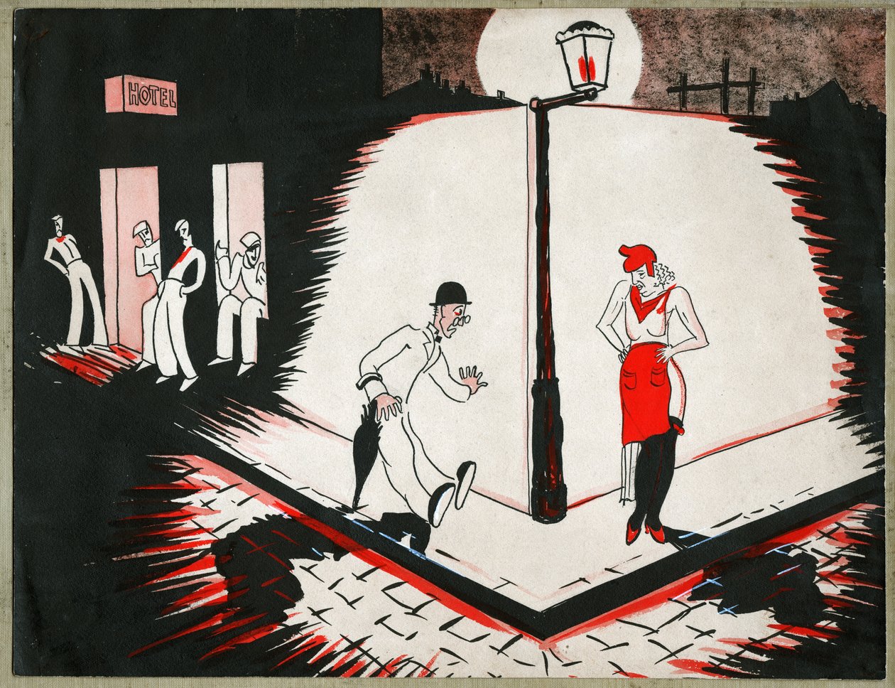 Marianne som prostituert, ca 1930 av . .