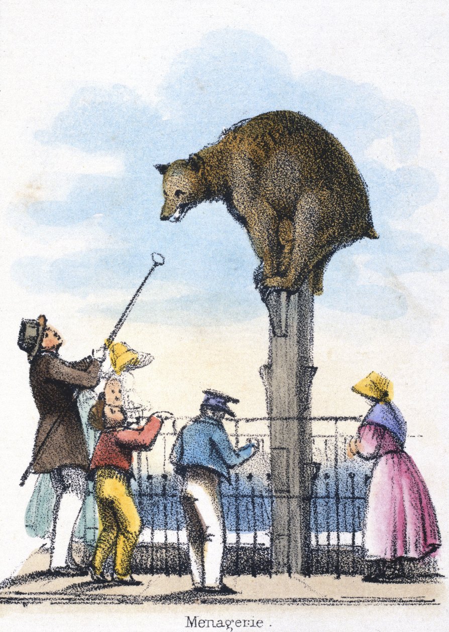 Menageri', ca 1845 av Frederick (attr. to) Barnard