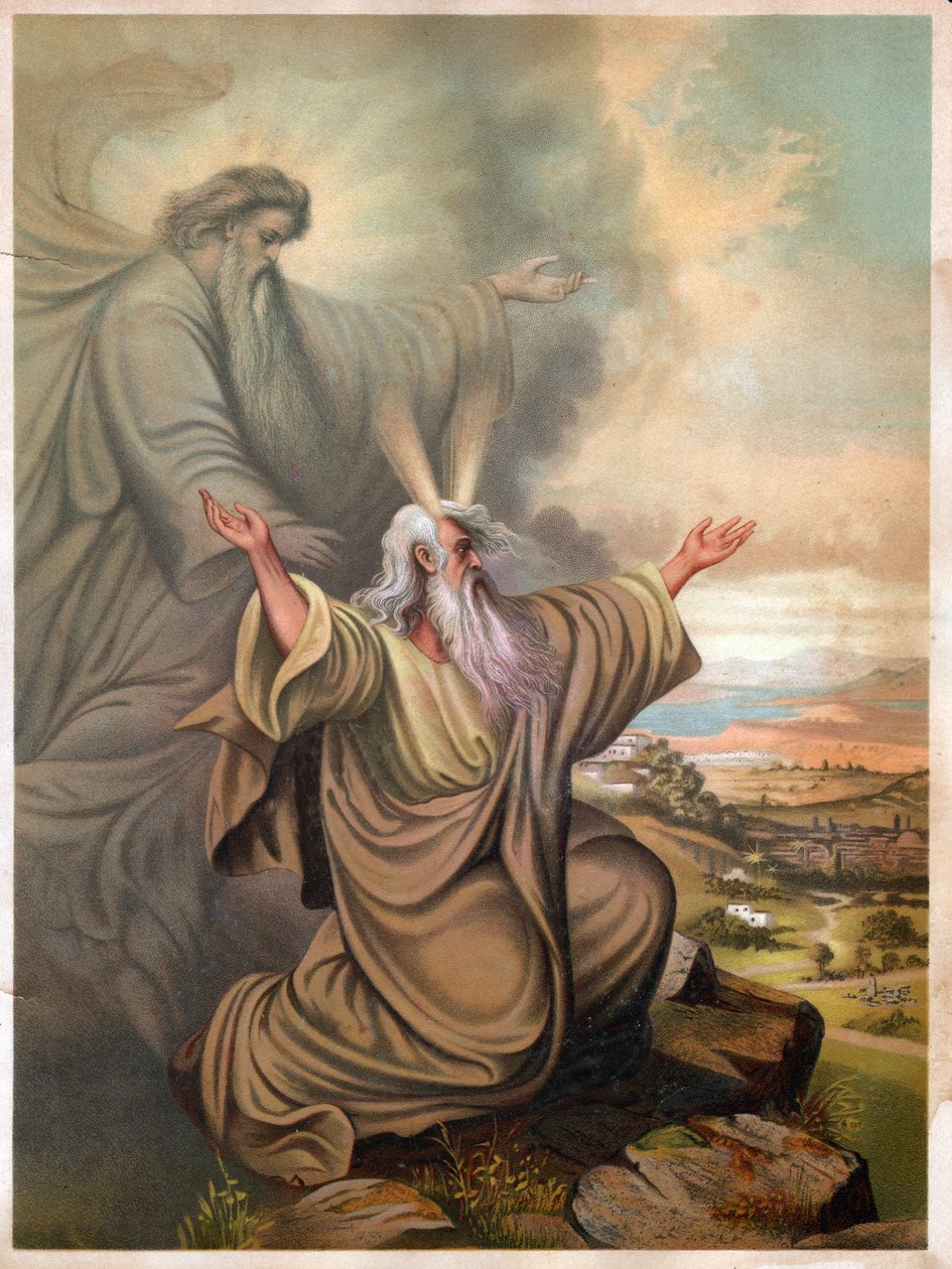 Moses, rundt 1900 (gravering) av . .