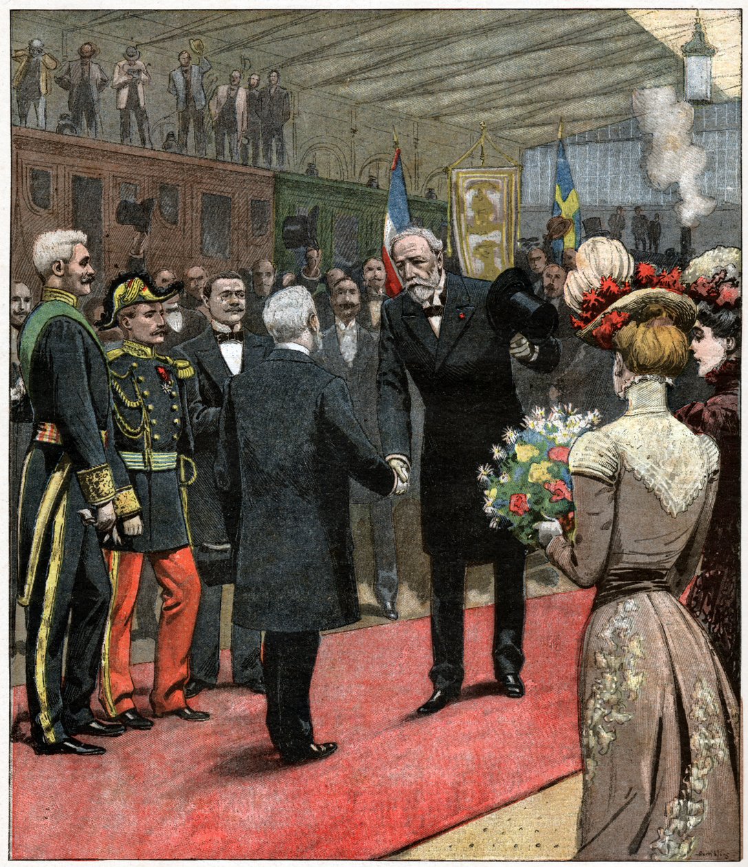 Oscar II av Sverige i Paris av . .