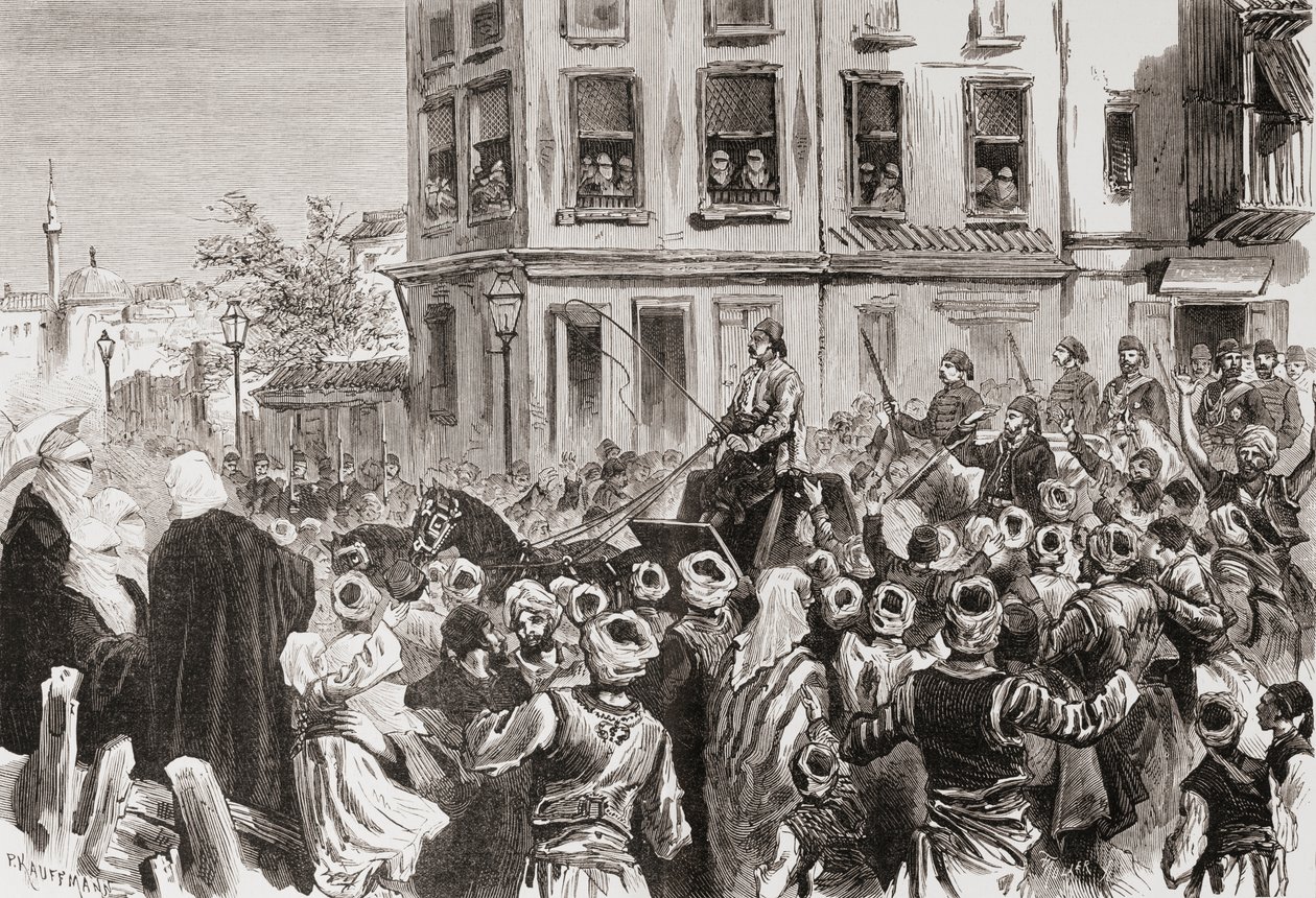 Osman Pasha returnerer til Konstantinopel i 1878 av . .