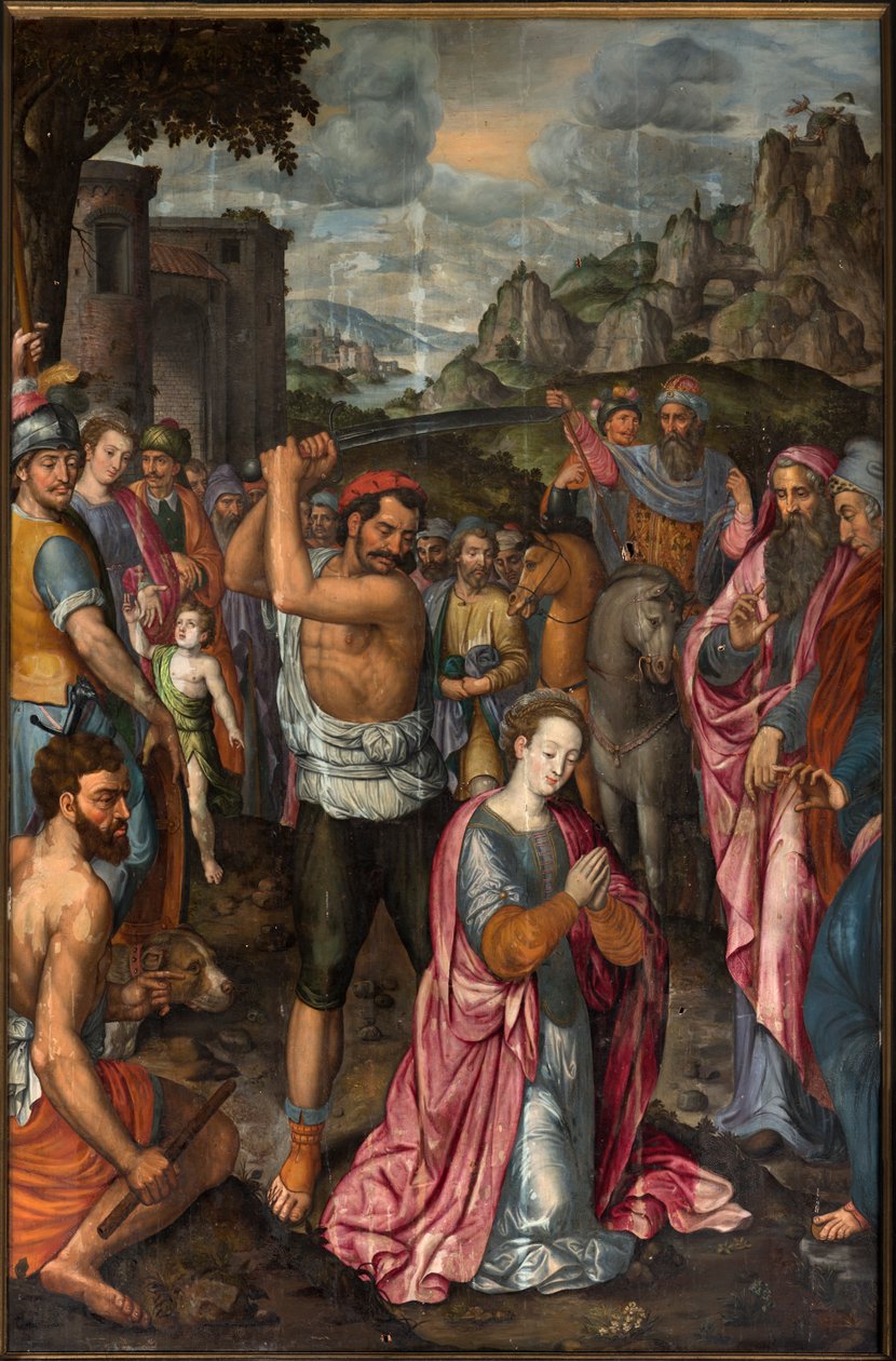 Sognekirke (Parochiekerk Sint-Walburga). Triptyk. av . .