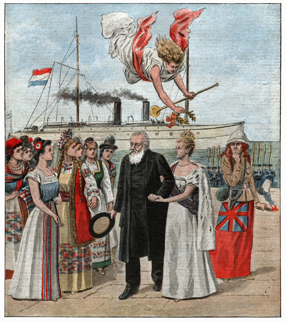 Paul Kruger i Europa av . .