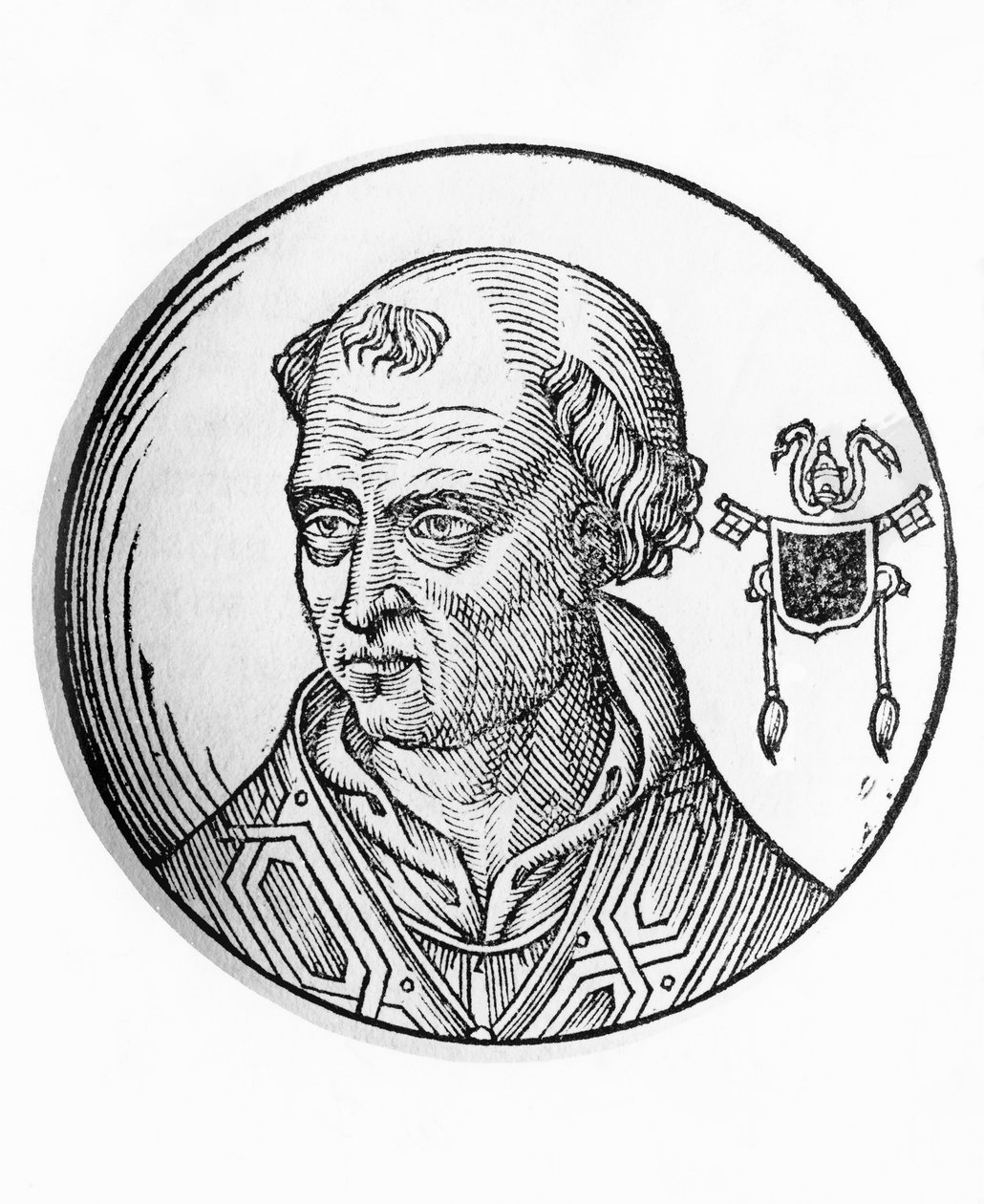 Portrett av Benedikt III (død 858) av William Walcutt