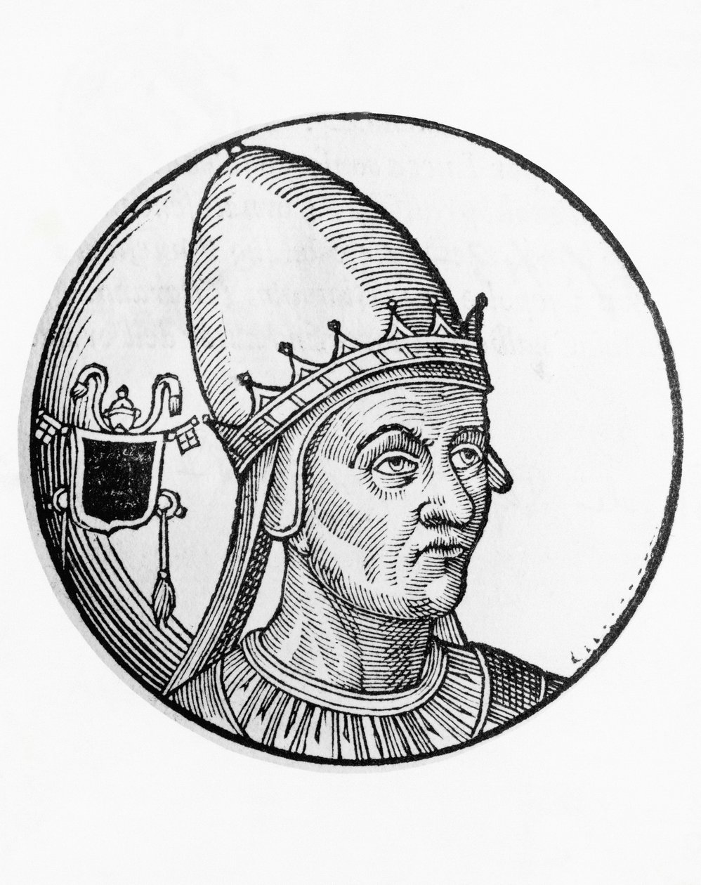 Portrett av Gregor VII (Ildebrando Aldobrandeschi di Soana, ca 1010-1085) av William Walcutt
