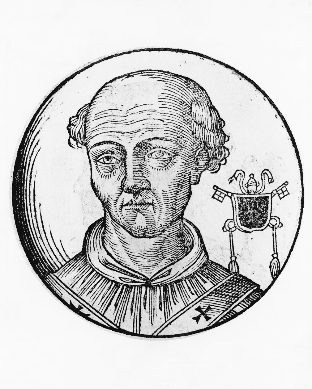 Portrett av Johannes XII (Octavianus av Tusculum, ca. 937-964) av William Walcutt