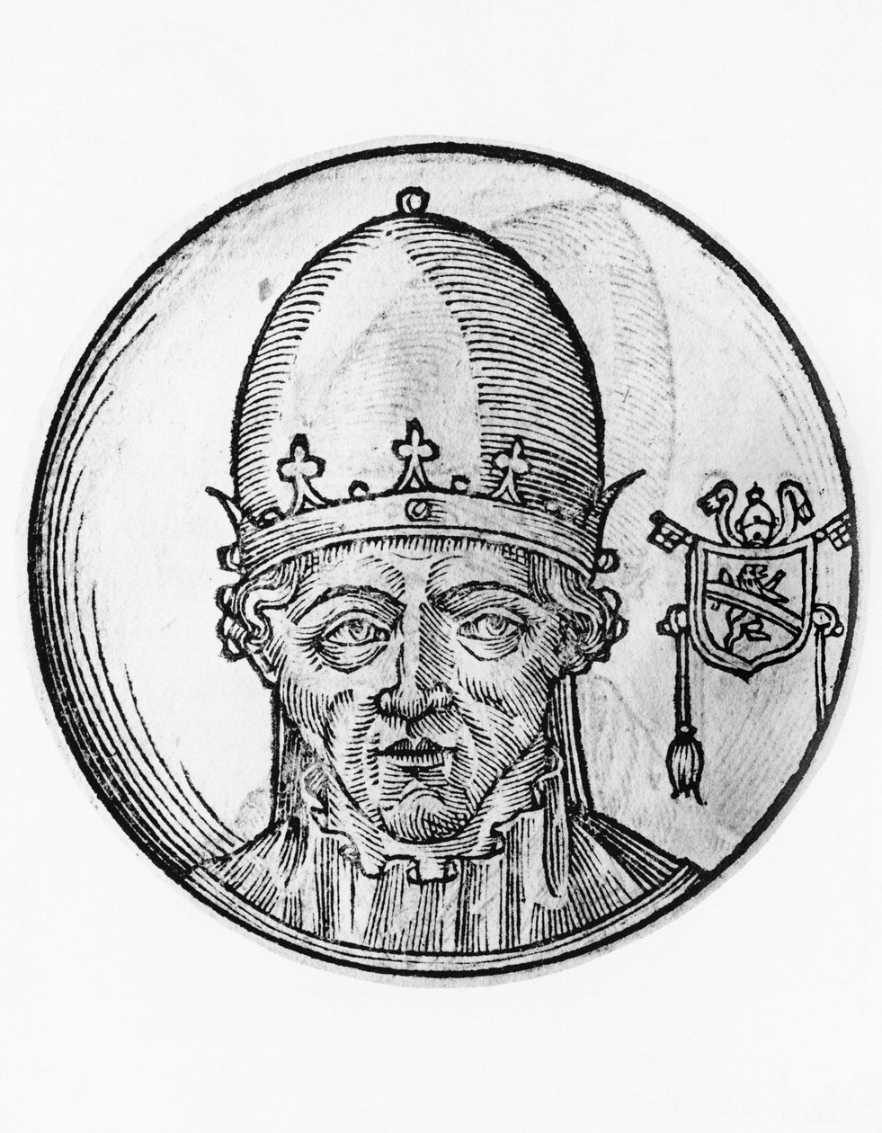 Portrett av Saint Celestine V (Pietro Angelerio av William Walcutt