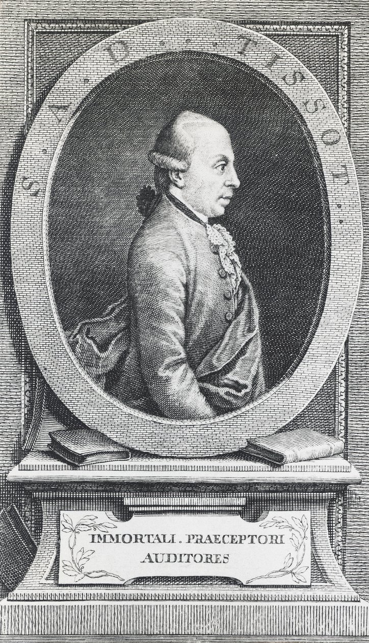 Portrett av Simon-Andre Tissot av William Walcutt