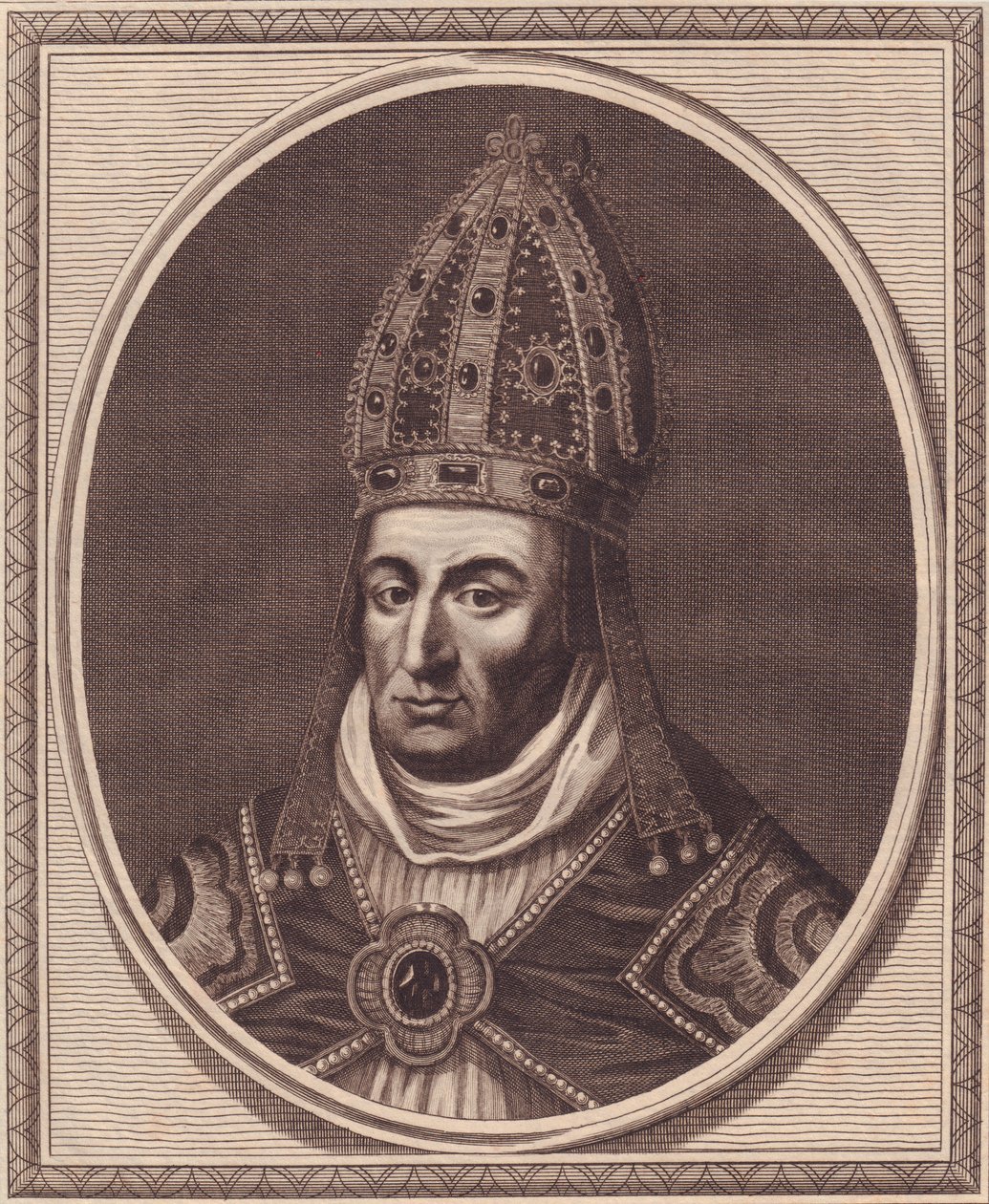 Portrett av William Waynflete (1398-1486), biskop av Winchester, kobberstikk av John Goldar (1729-1795) av William Walcutt