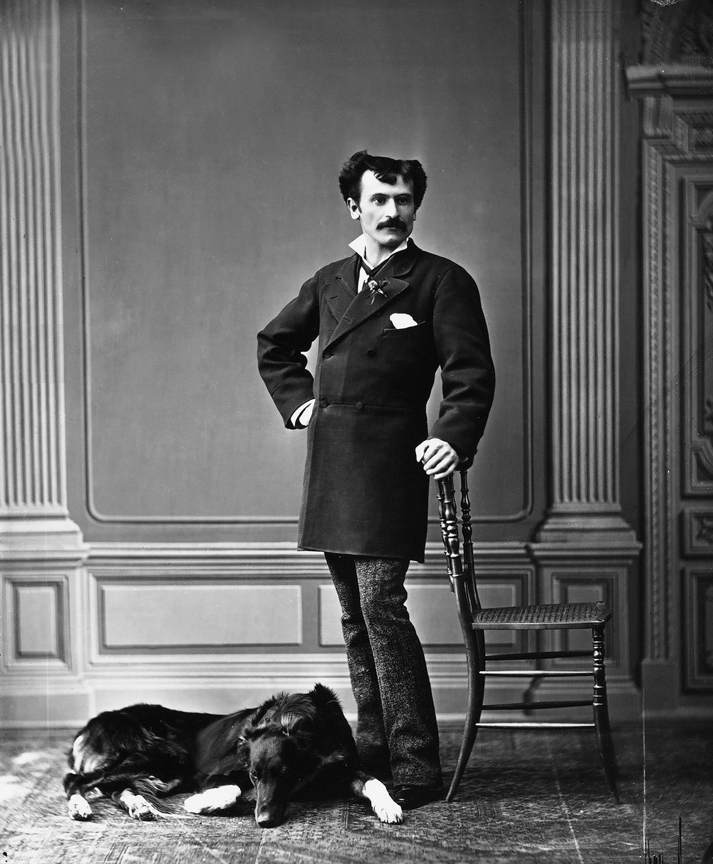 Portrett av elegant ung mann av Henry Charles Fehr