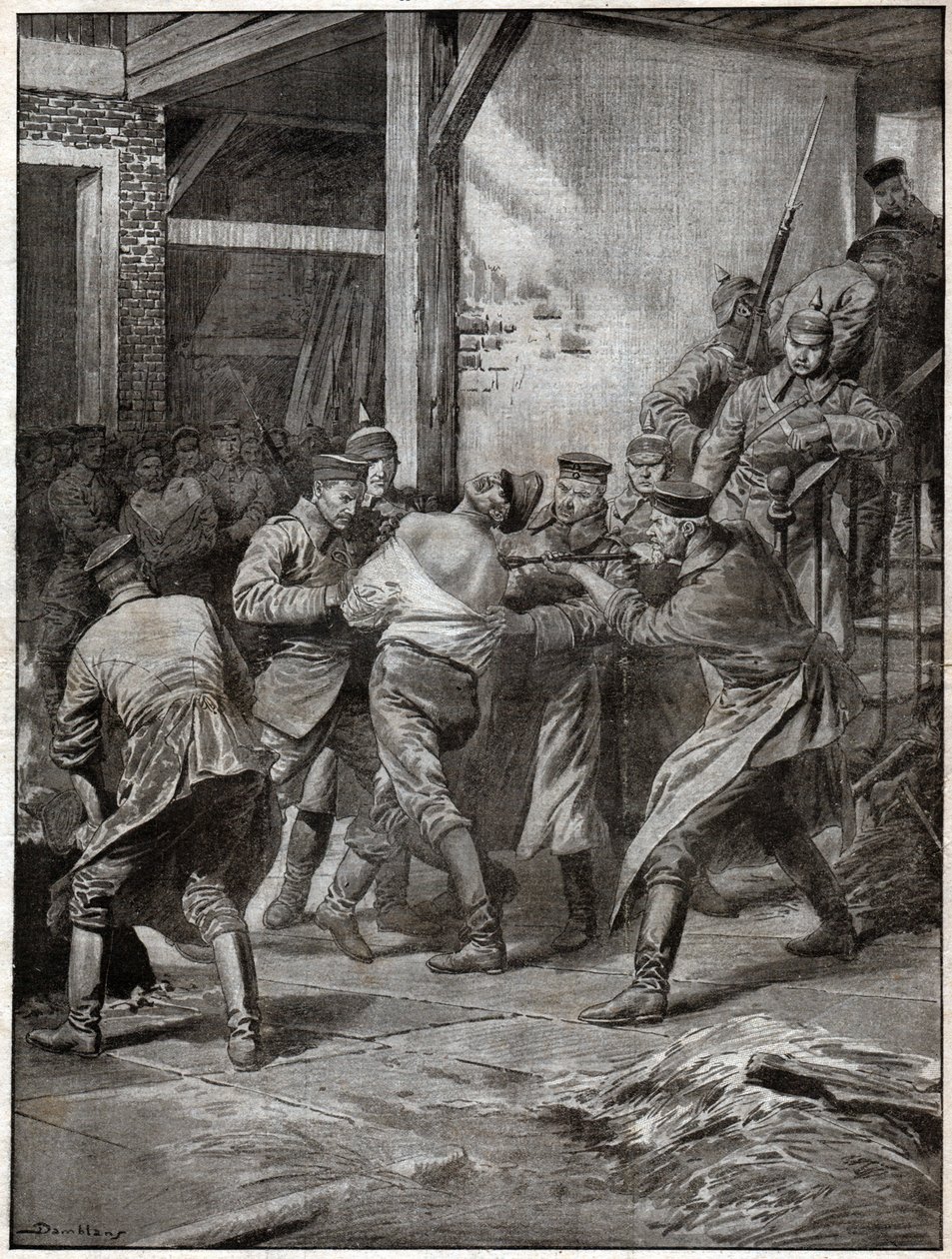 Russiske fanger under første verdenskrig. Russiske fanger under første verdenskrig. av Ferdinand Georg Waldmuller