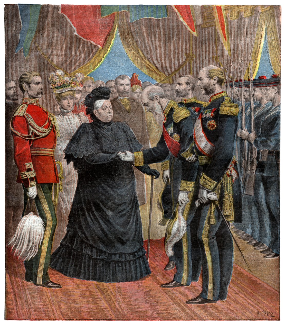 Dronning Victoria av . .