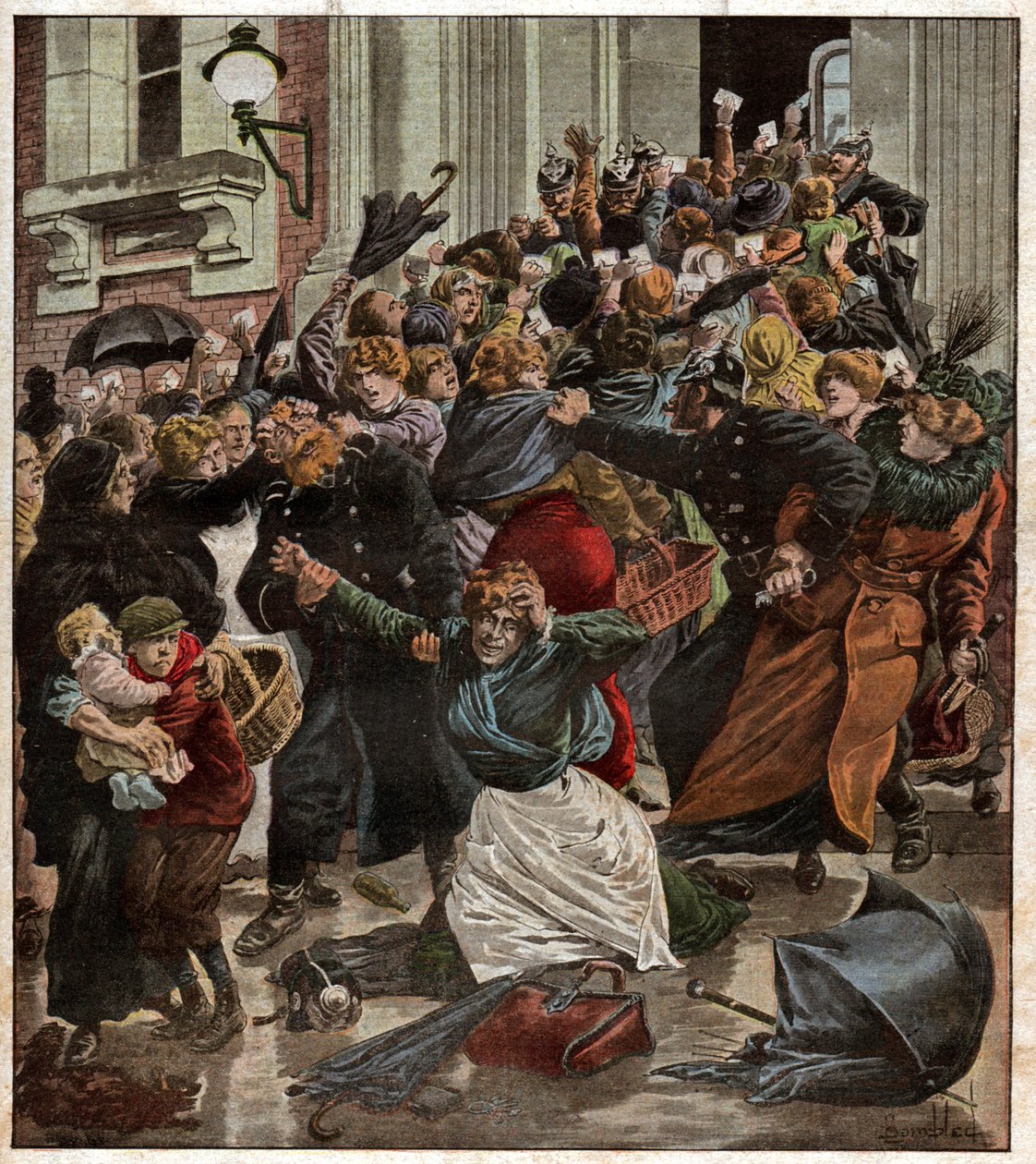Rasjonering i Berlin. Matrasjonering i Berlin. av Ferdinand Georg Waldmuller